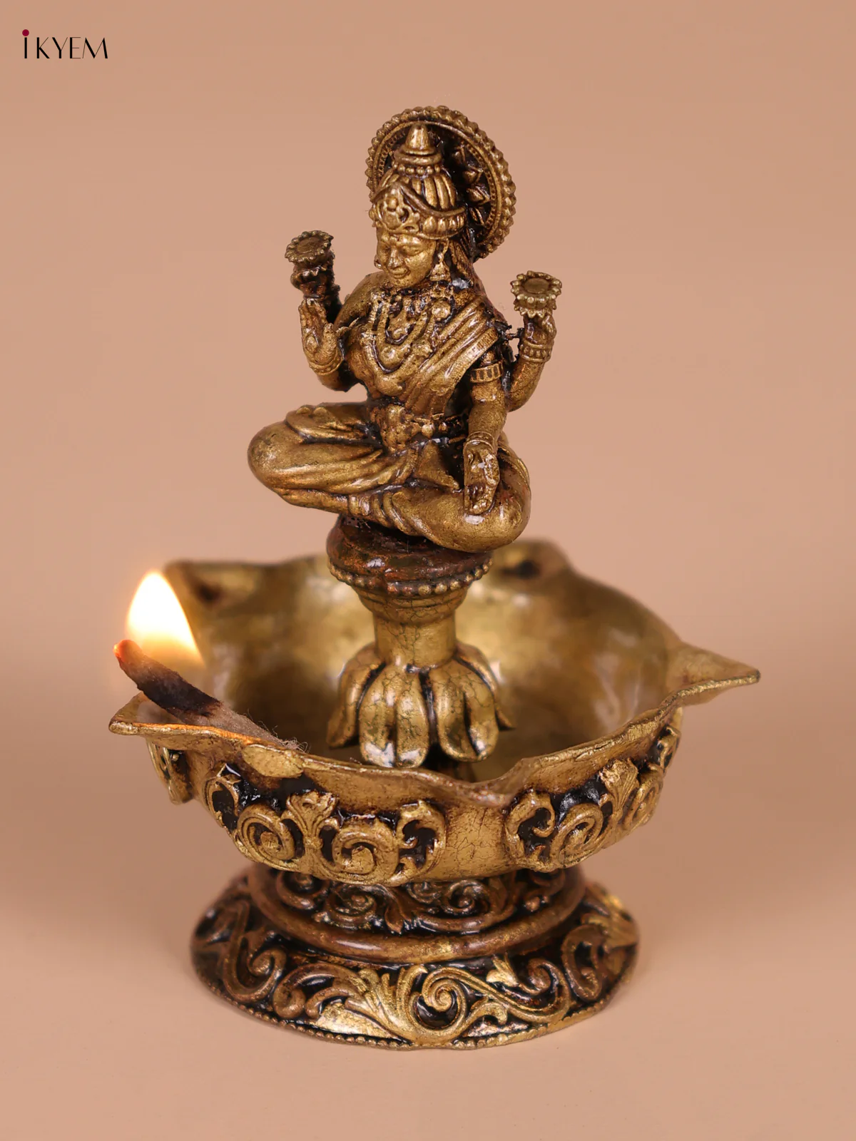 Brass lakshmi Diya