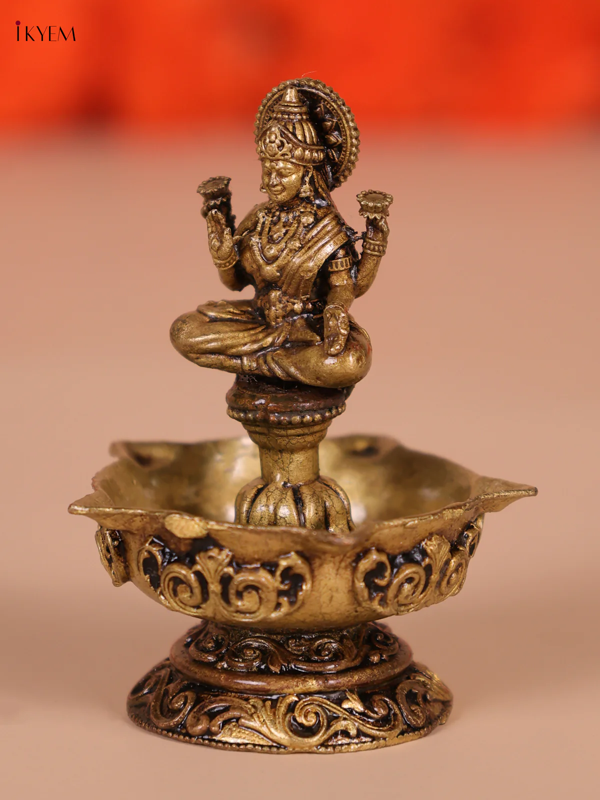 Brass lakshmi Diya - Image 2