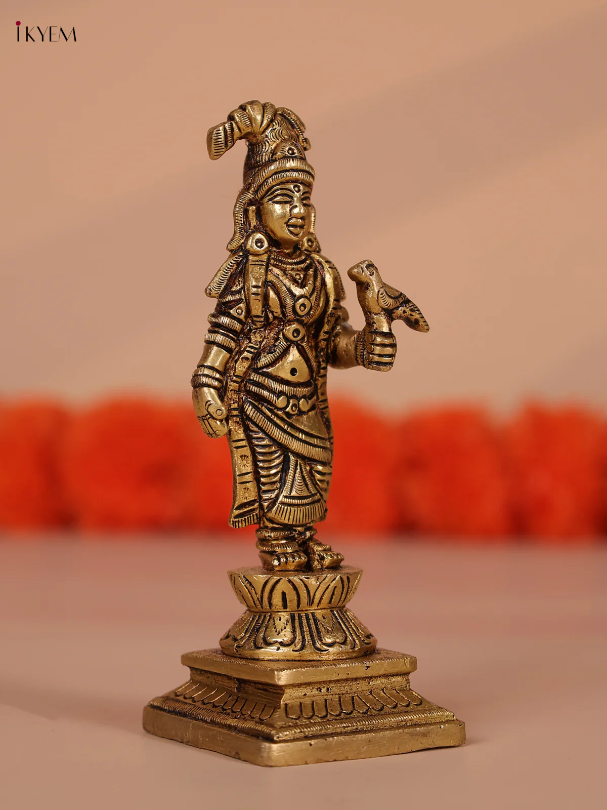 Brass Andaal idol - Image 3
