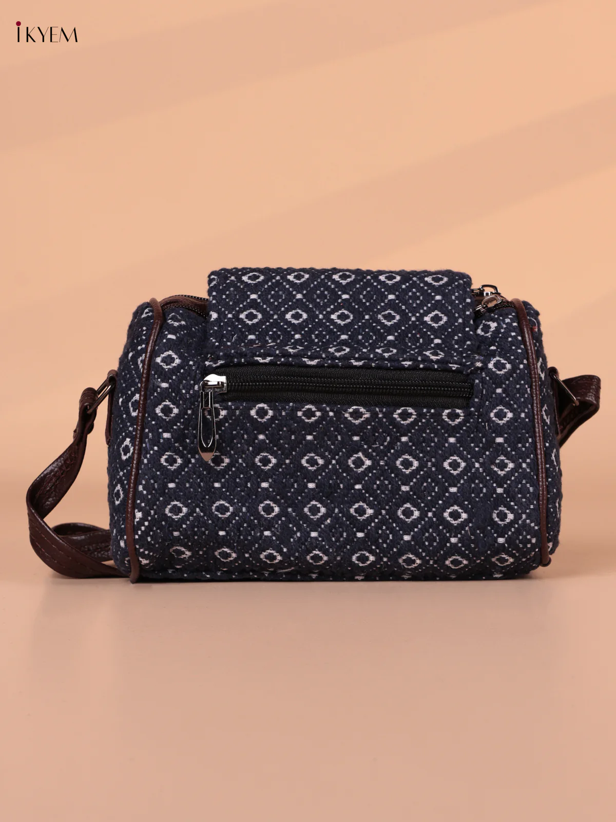 Printed Sling Bag - Blue - Image 2