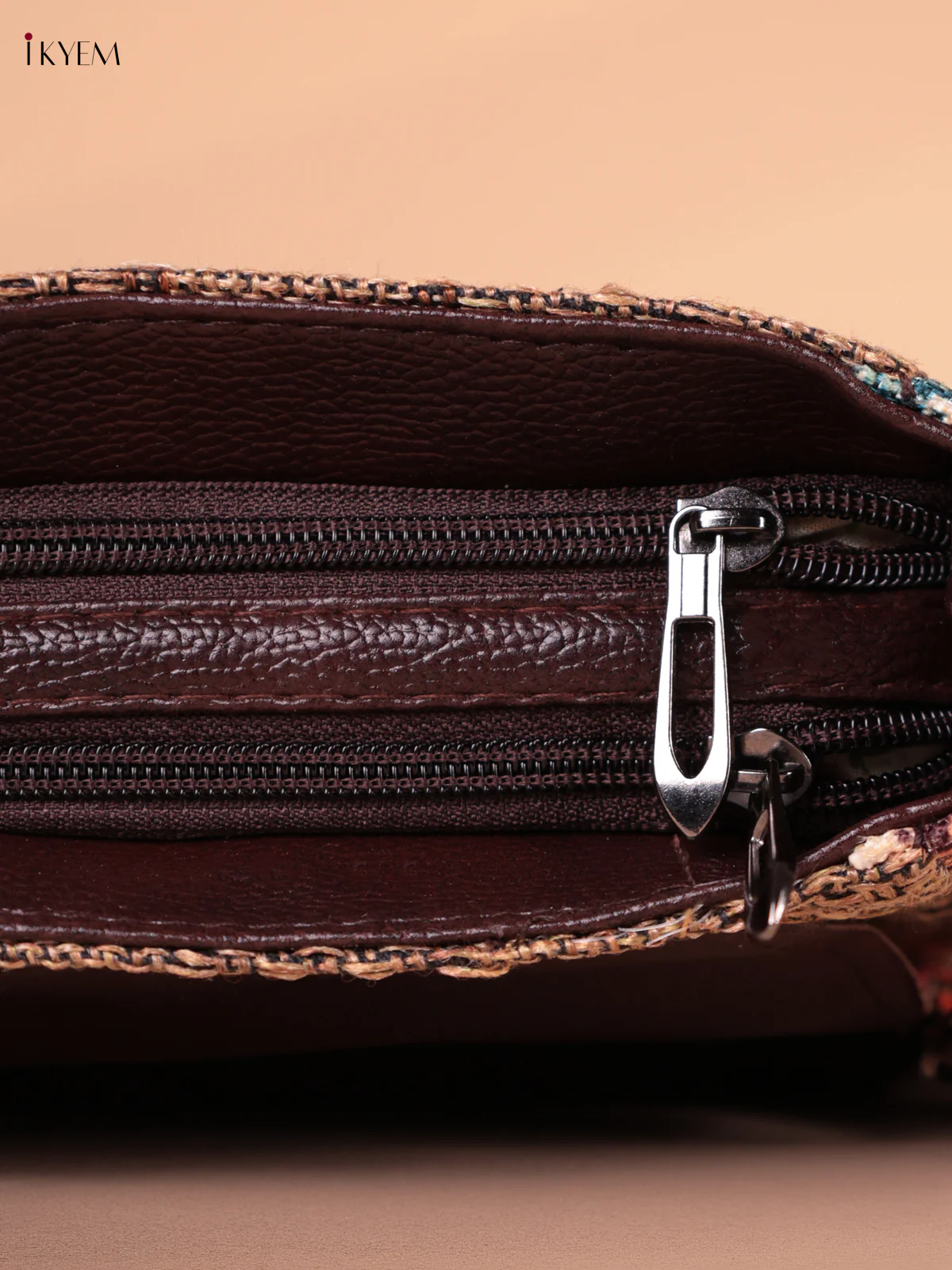 Printed Sling Bag - Brown - Image 3