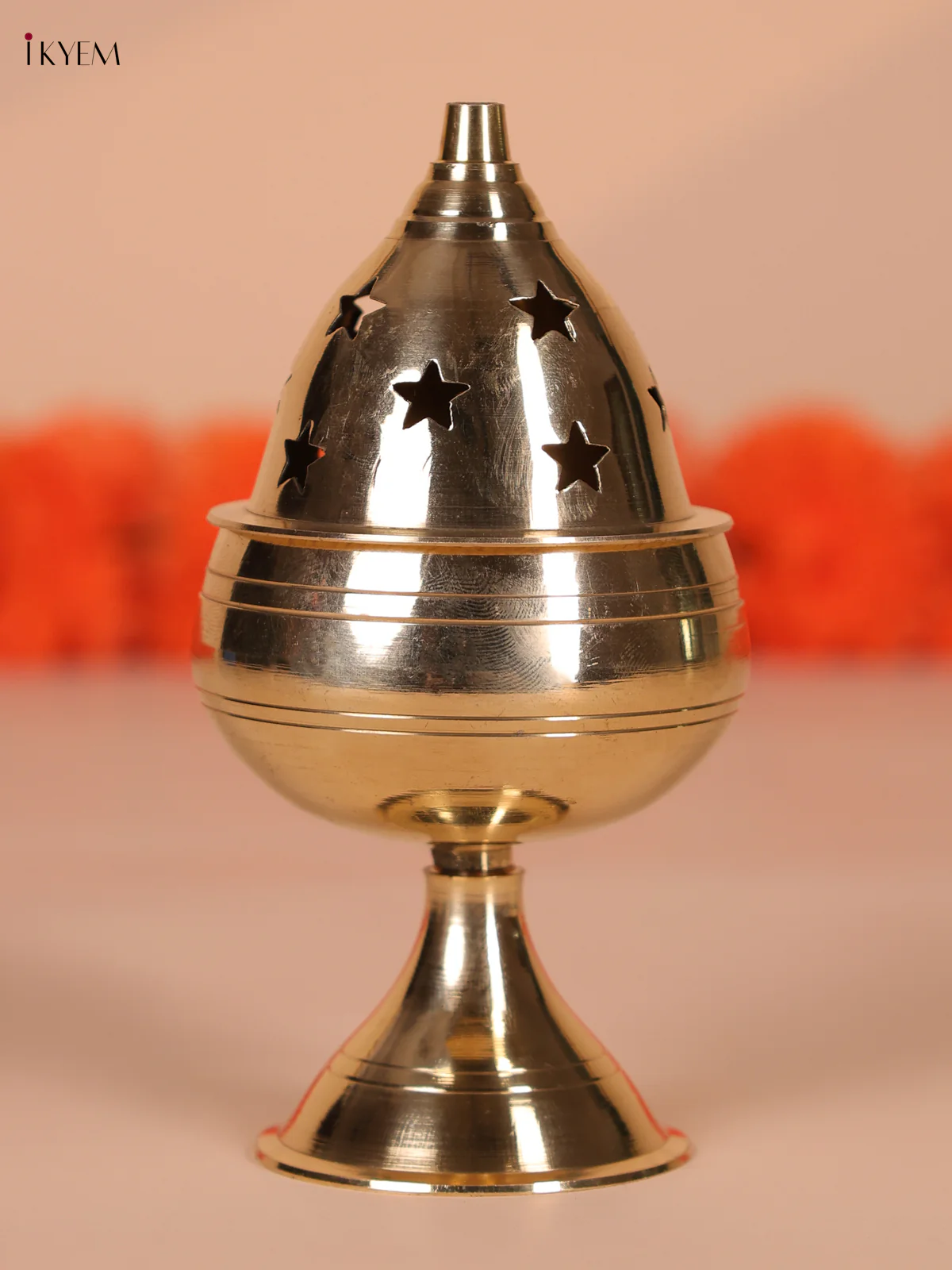 Brass Anaiya Vilakku with Stand - Image 2