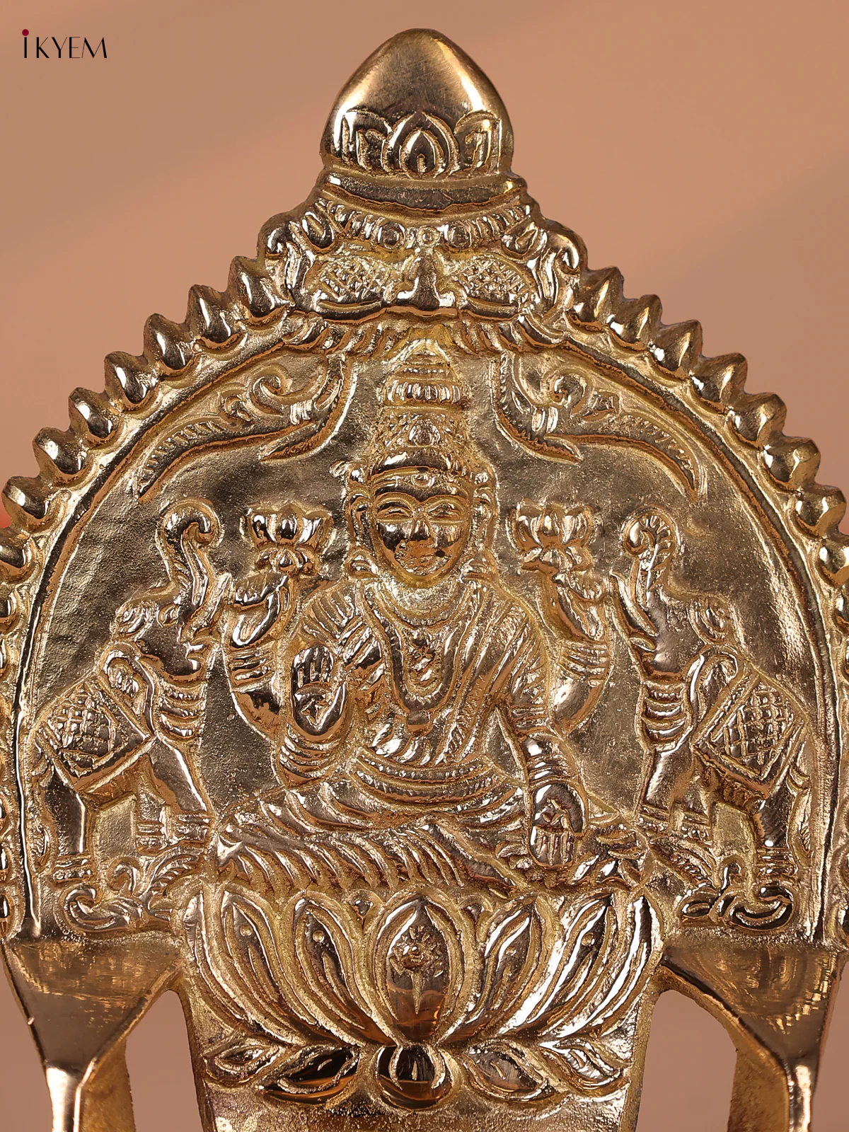 Brass Kamatchi Amman Vilaku - Image 2