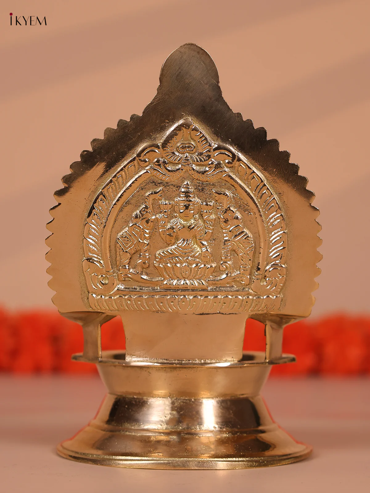 Brass Kamatchi Amman Vilaku - Image 4