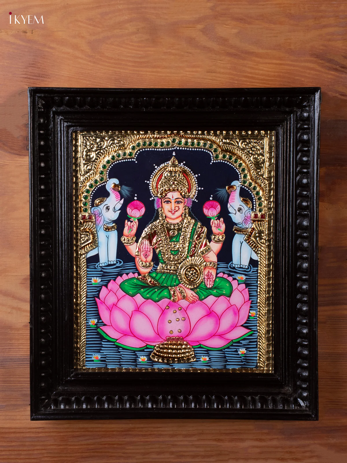 Lakshmi Tanjore Painting (15x13) - KEC14003