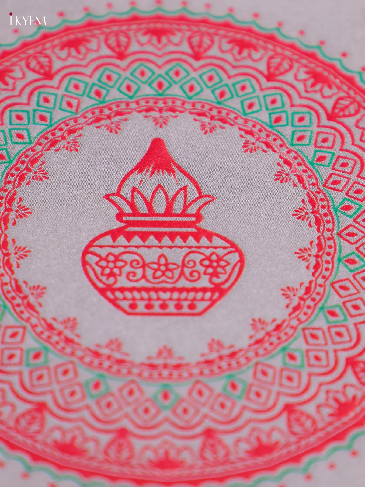 Kalsam Design Printed Plastic Chowki-KEC20001 - Image 2