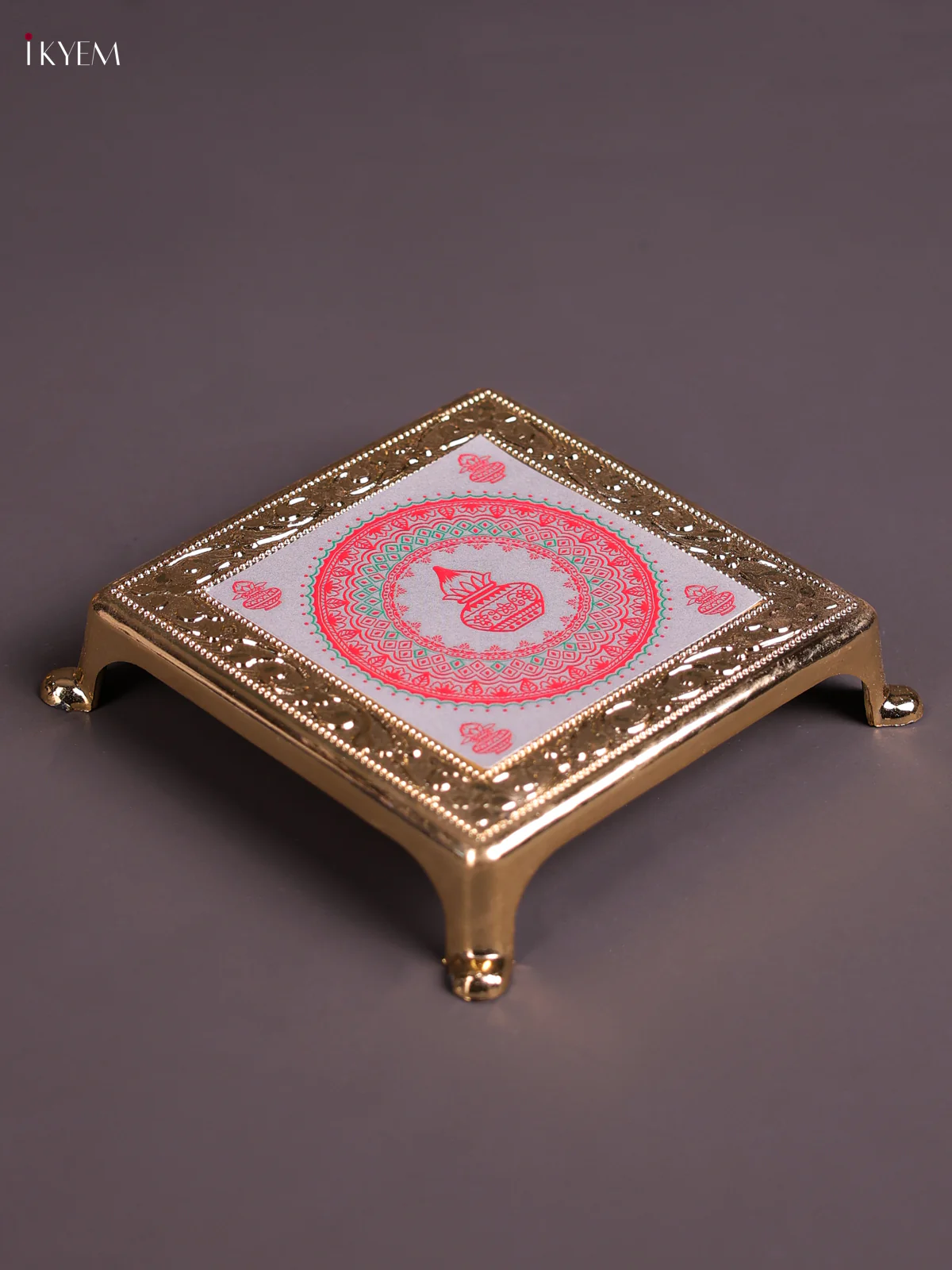 Kalsam Design Printed Plastic Chowki-KEC20001 - Image 3