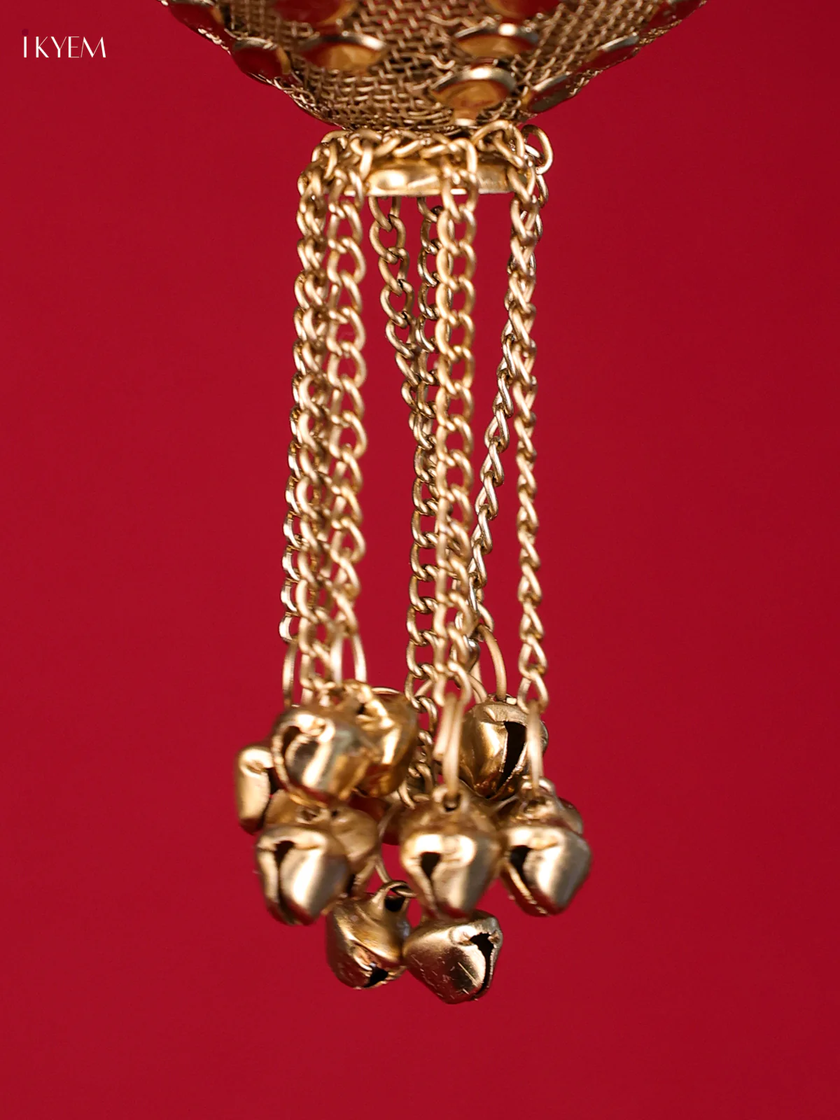 Metal Gold plated Potli HandBag-KED09024 - Image 4