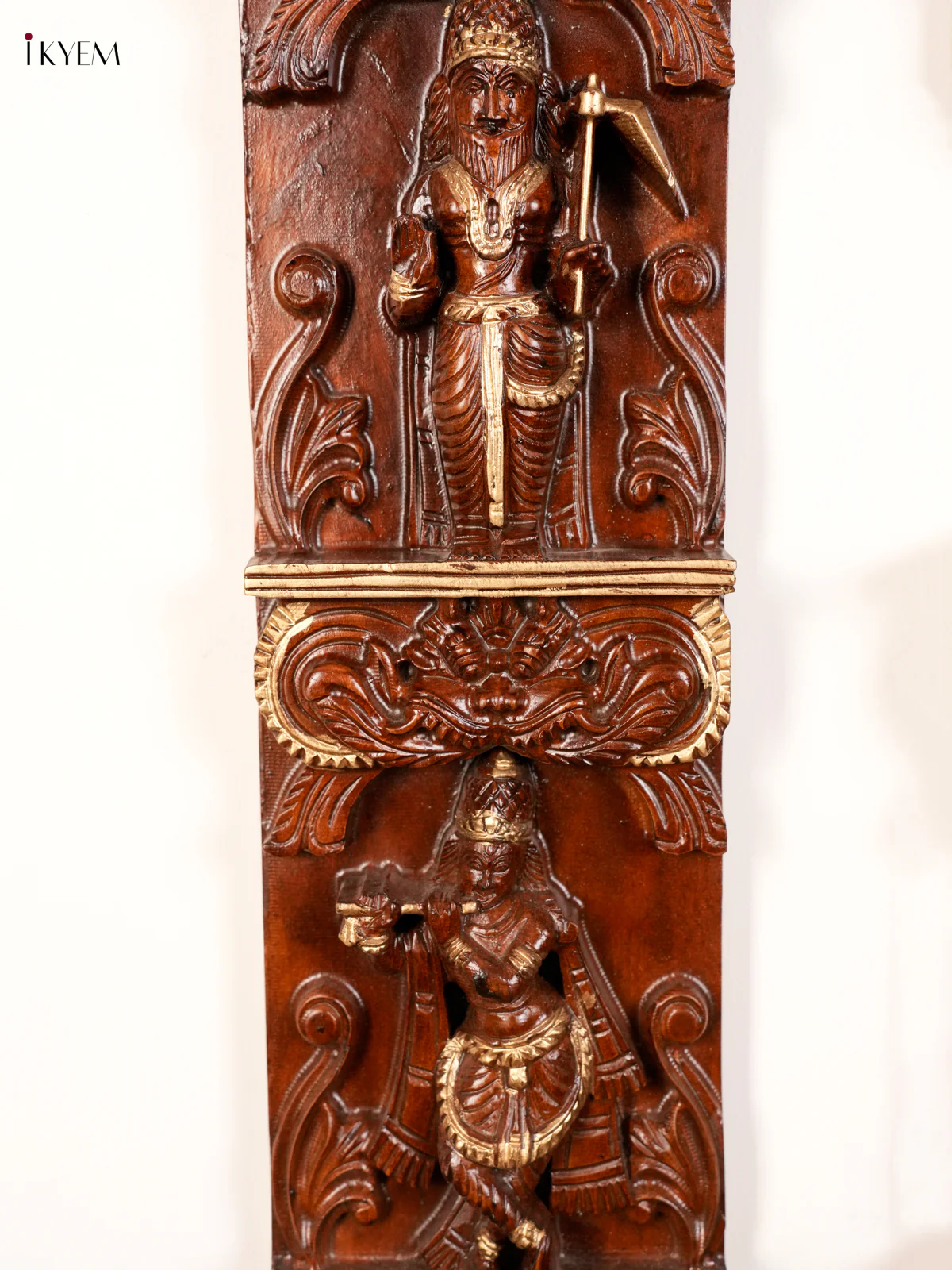 Wooden handpainted Dasavathram Panel-KED13002 - Image 6