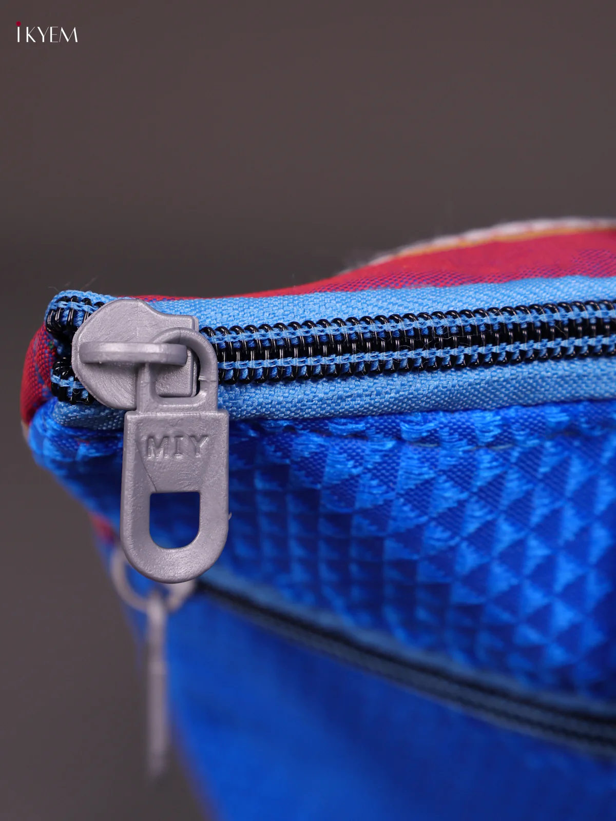 Kolam Print Handbags - Blue-KED13040 - Image 3