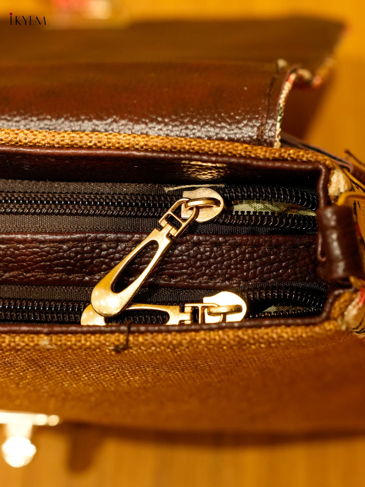 Printed Sling Bag - Peach - Image 3