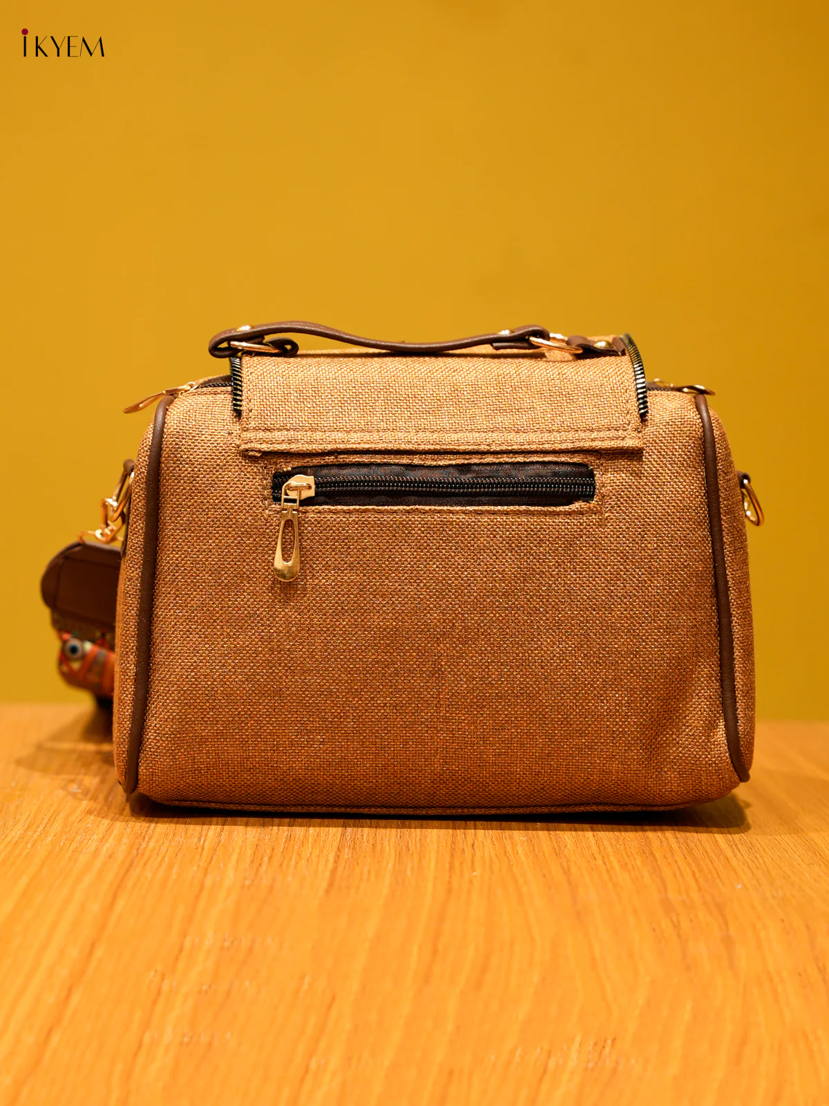 Printed Sling Bag - Brown - Image 2