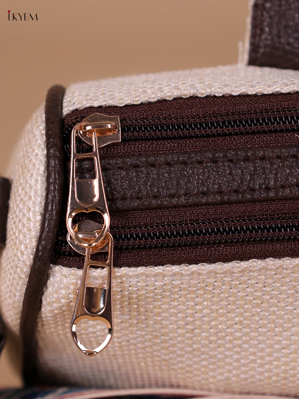 Printed Sling Bag -Cream - Image 3