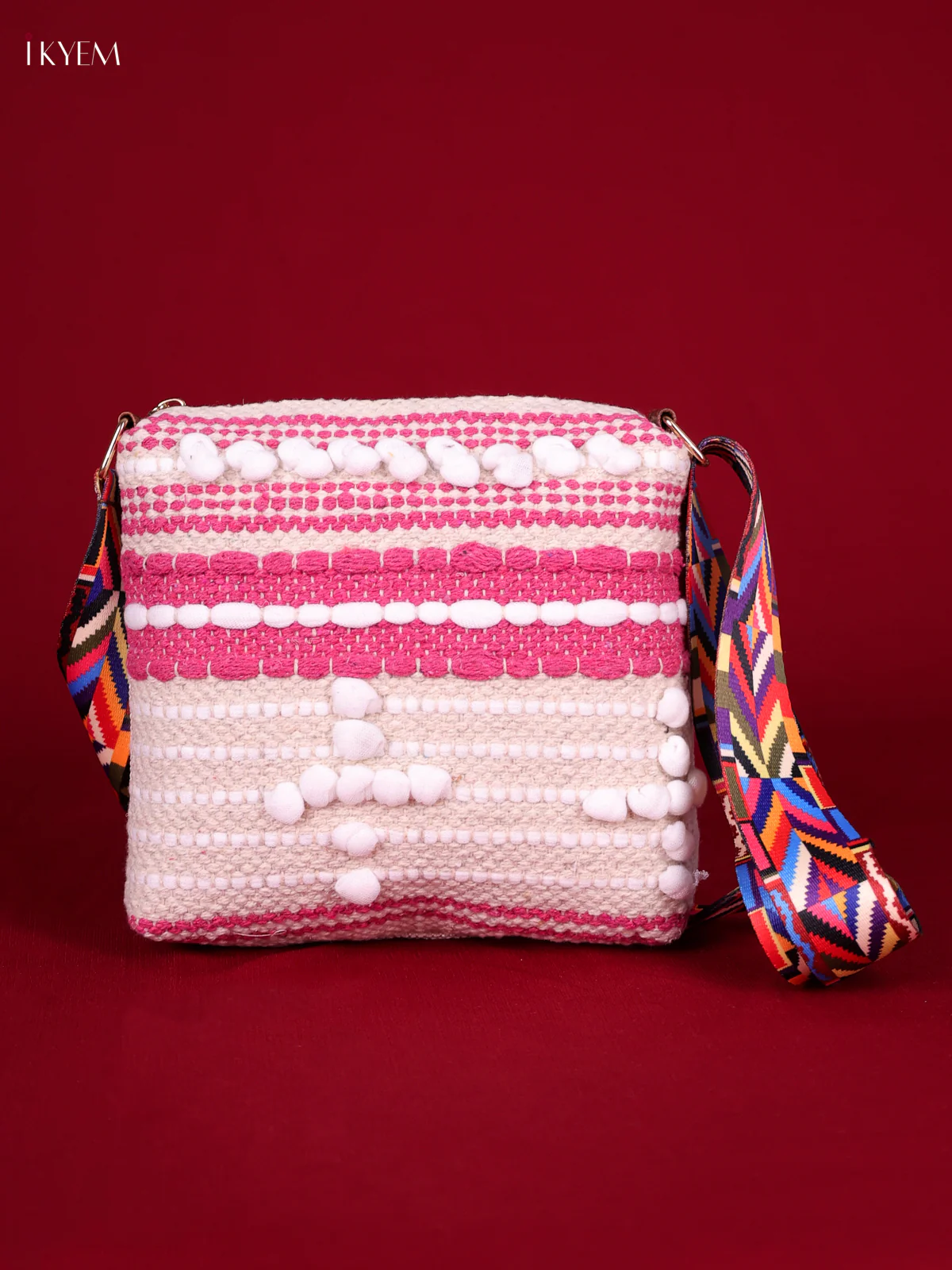 Printed Sling Bag - Pink