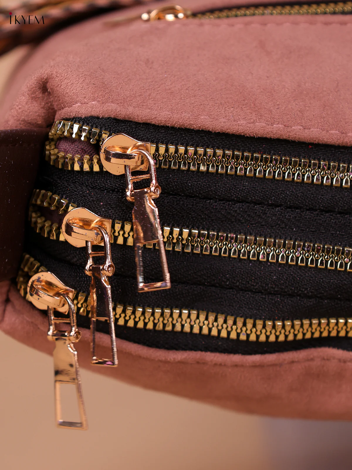 Deer Printed Sling Bag - Peach - Image 3