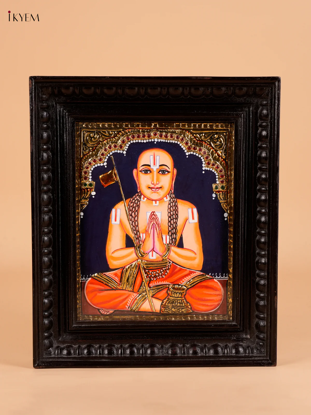 Ramanujar Tanjore Painting (13x11)-KED14205