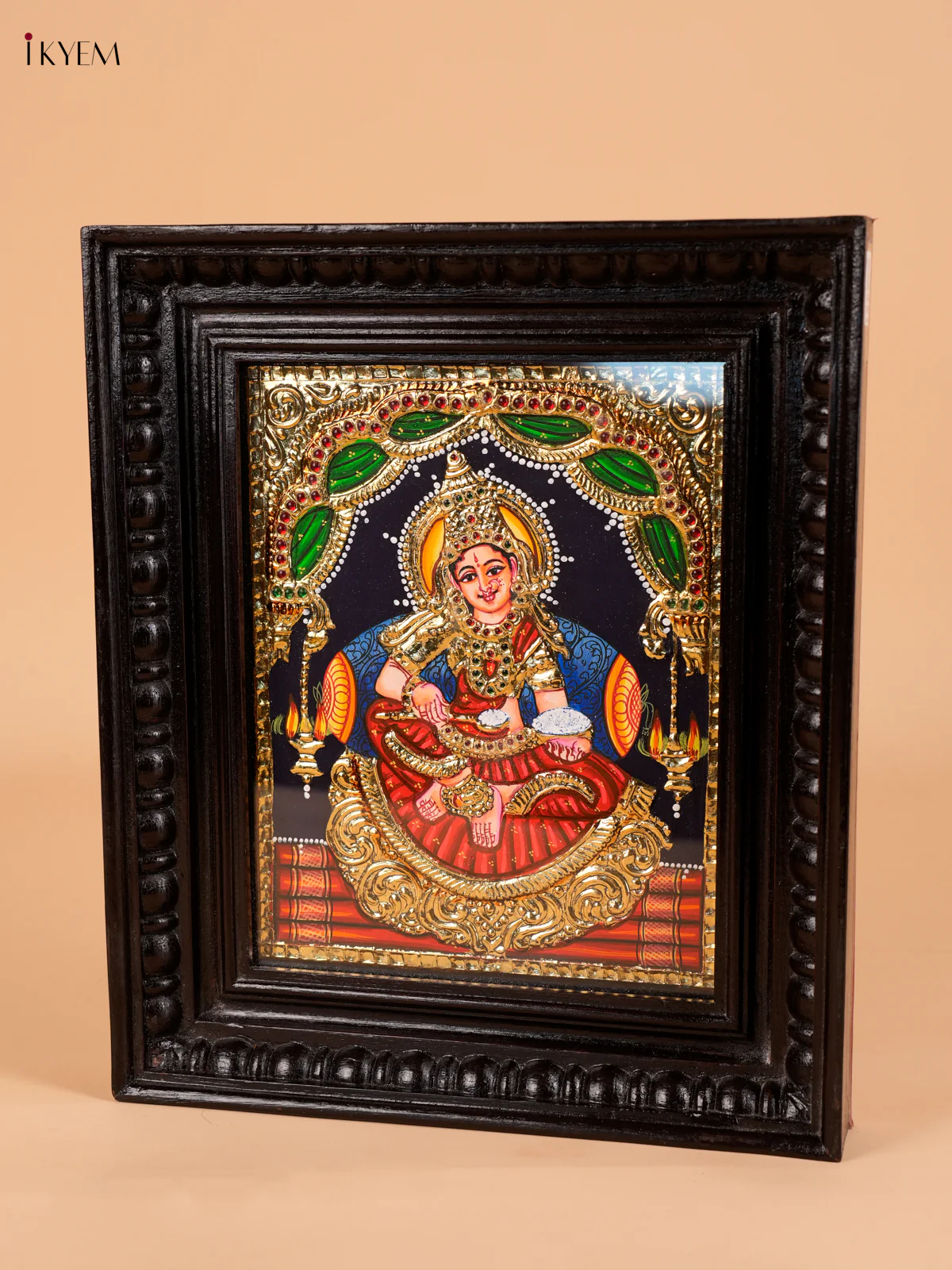 Annapurani Tanjore Painting (13x11)-KED14207 - Image 2