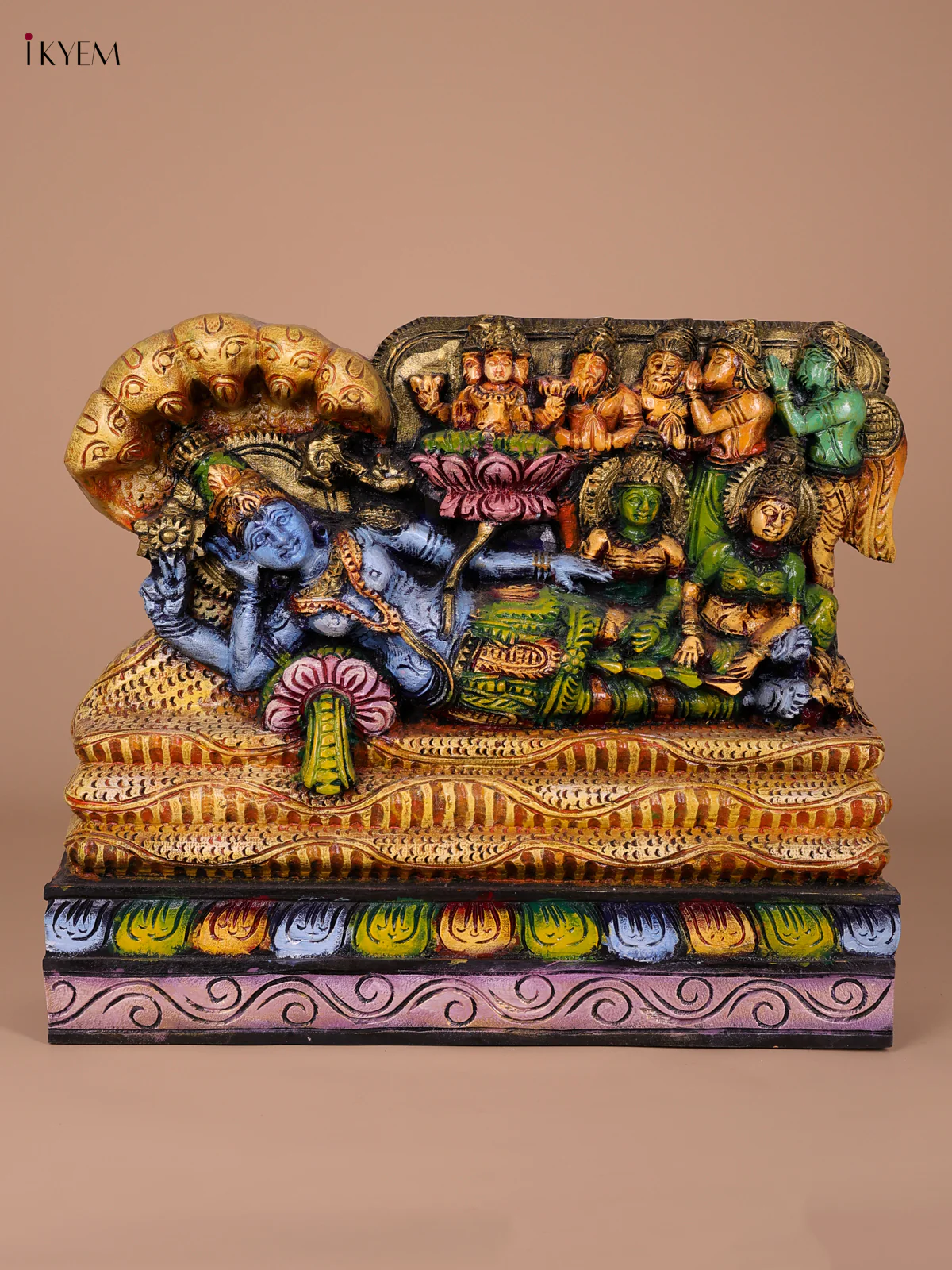 Wooden Hand painted Ranganathar-KED20016