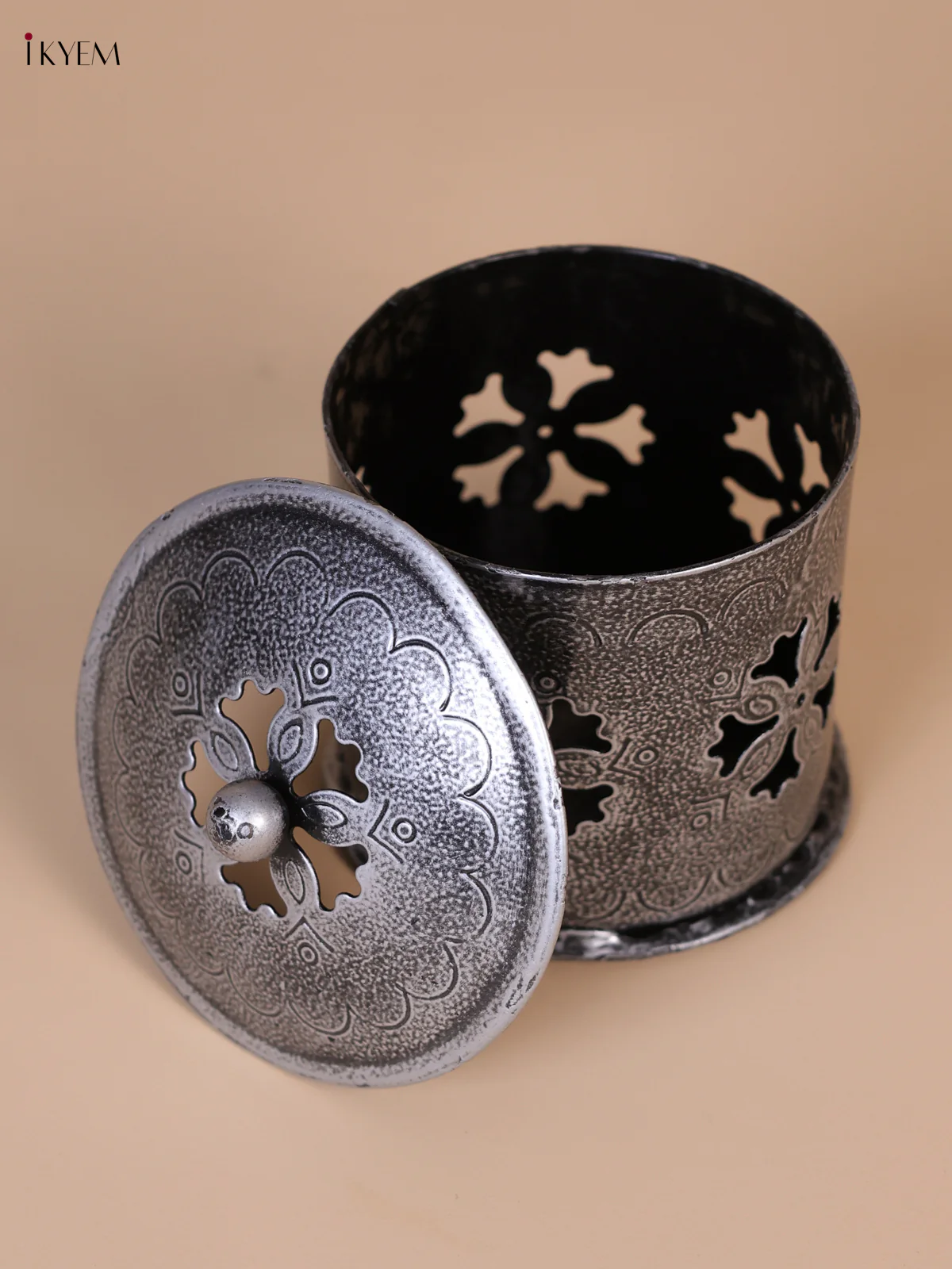 Metal Flower Oval Tray-KEE02005 - Image 2