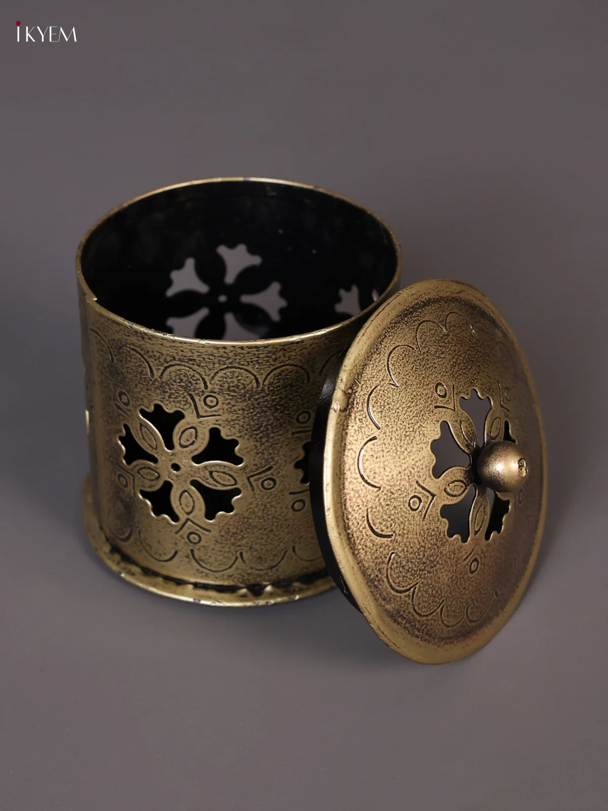 Metal Flower Oval Tray-KEE02006 - Image 2