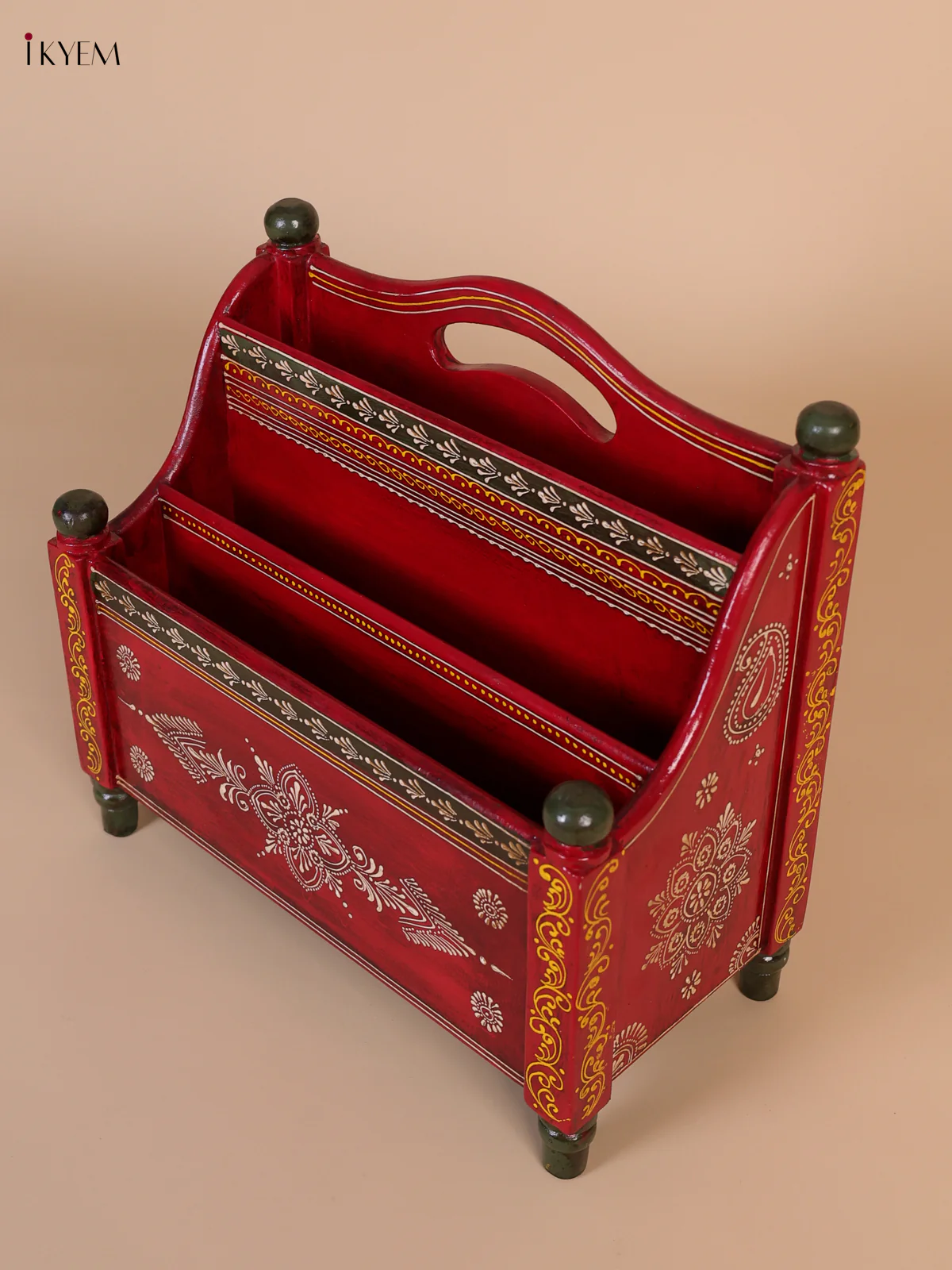 Wooden handpainted Letter holder-KEE02018 - Image 4