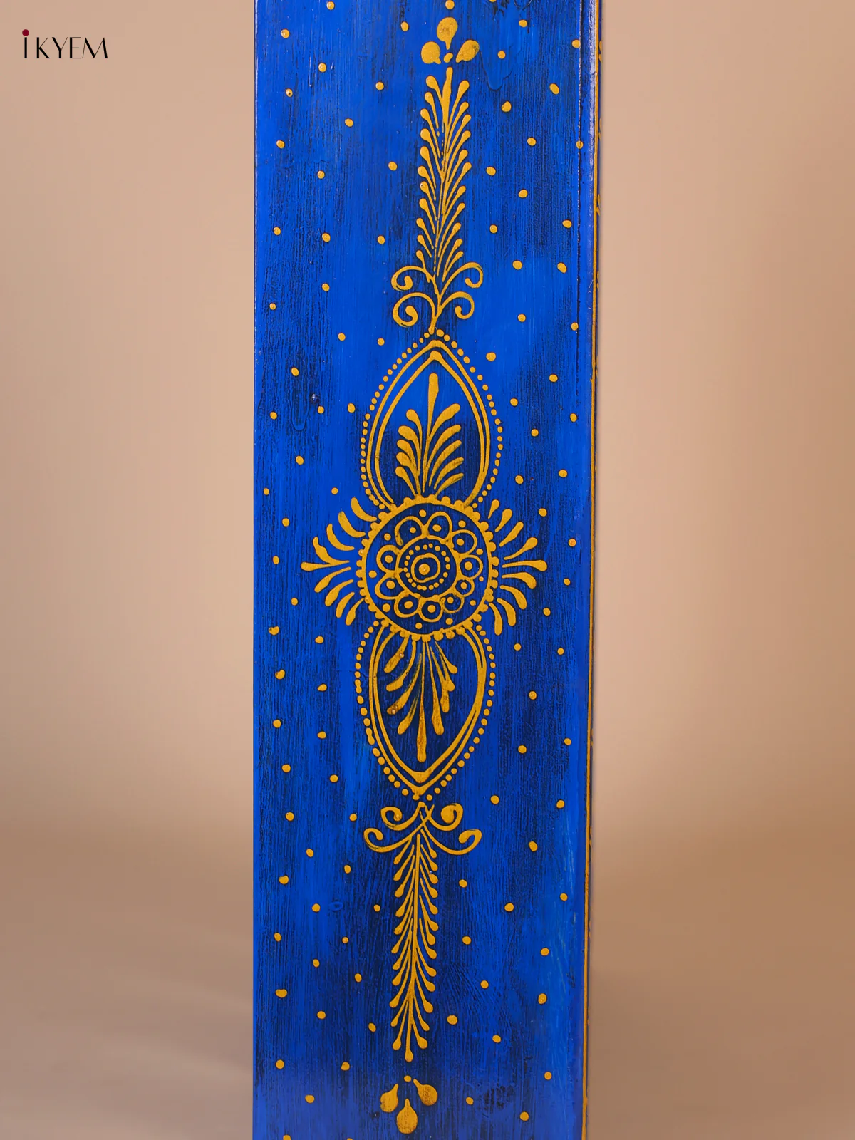 Wooden Handpainted Ornament Displays 12 Rectangle Boxes - Blue-KEE02030 - Image 3