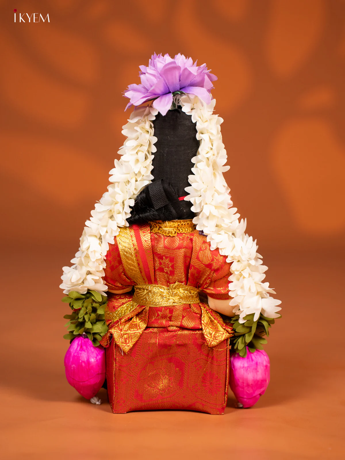 Varamahalakshmi Doll - 12 Inch - Red - KF04160 - Image 4