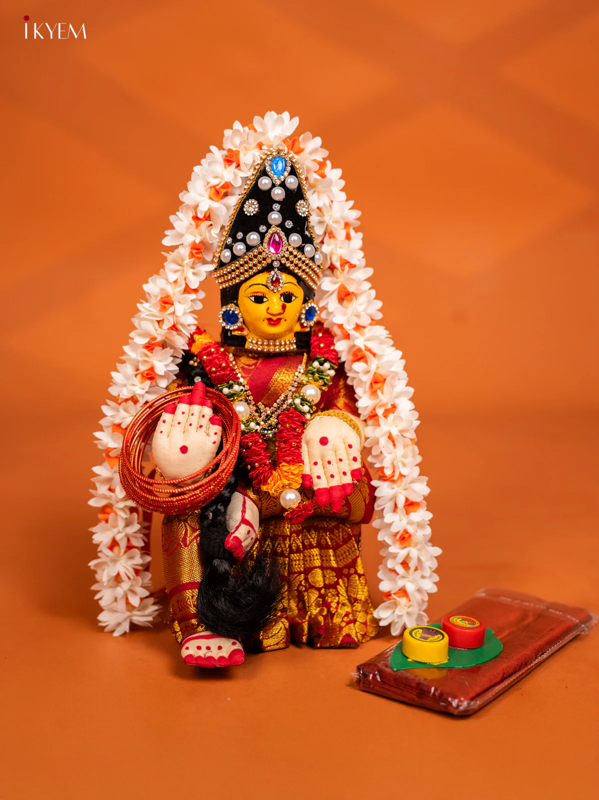 DIY Varamahalakshmi Kit - Maroon - KF04171 - Image 2
