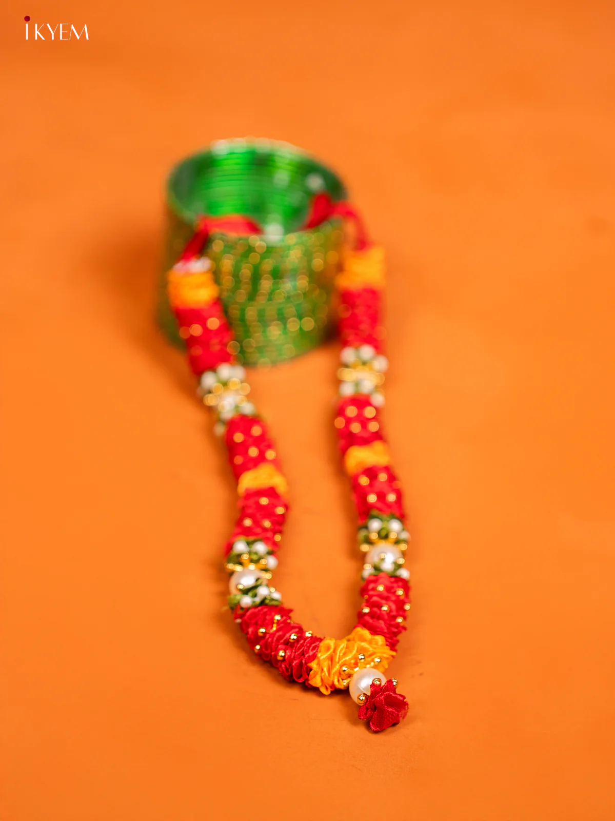 DIY Varamahalakshmi Kit - Green & Red - KF04173 - Image 10
