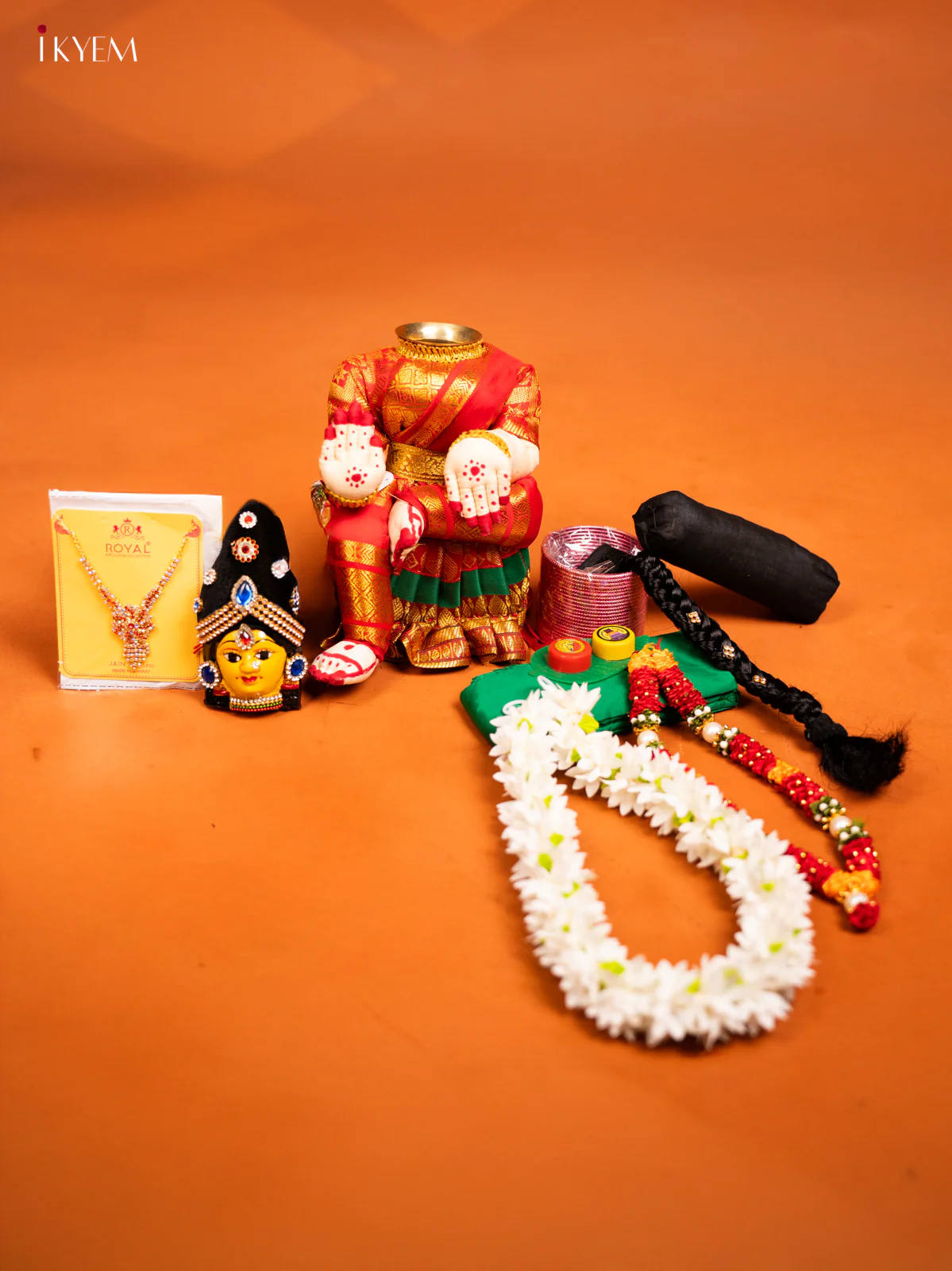 DIY Varamahalakshmi Kit - Red - KF04174