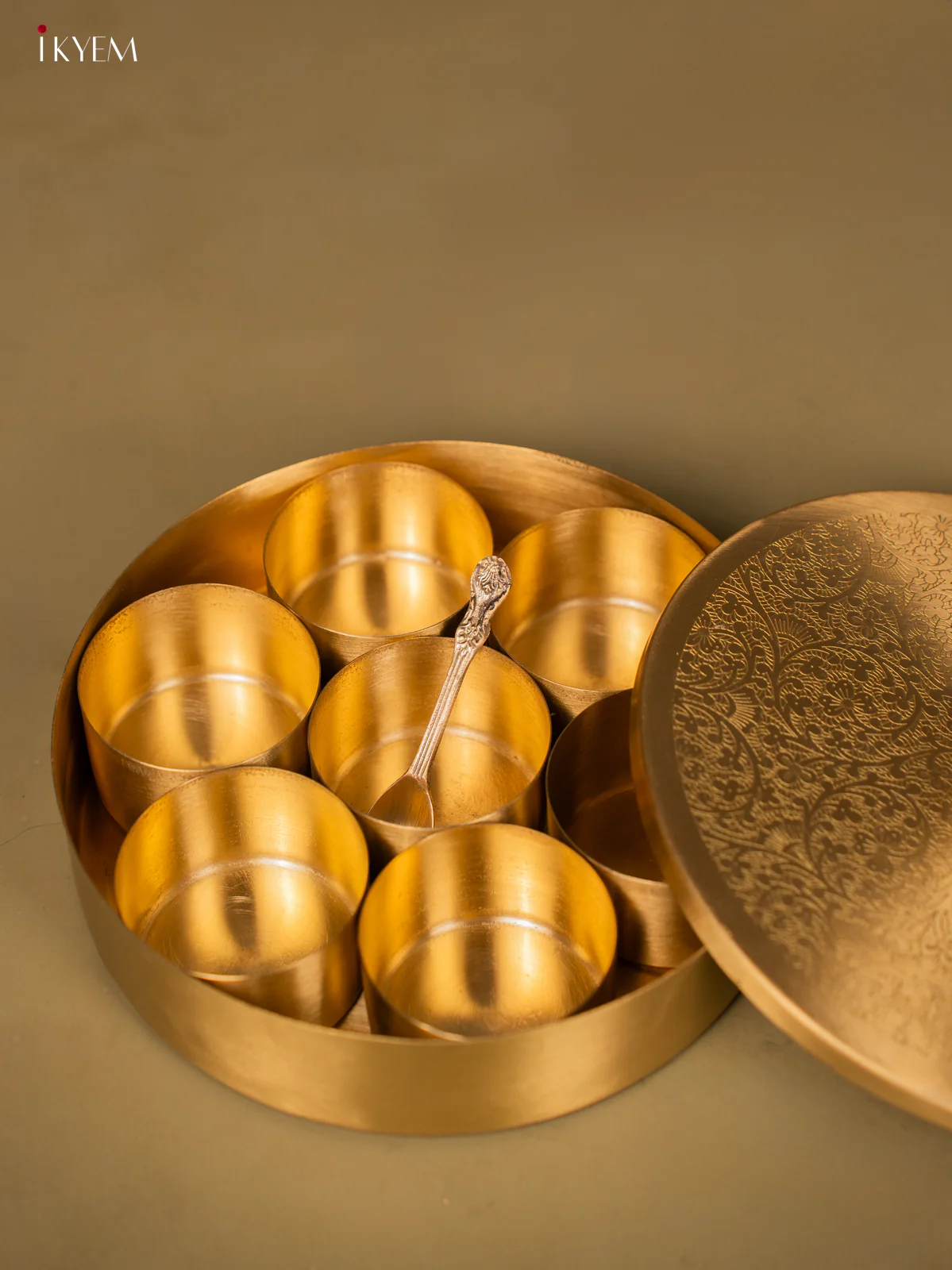 Brass Masala Box - KF06140 - Image 6