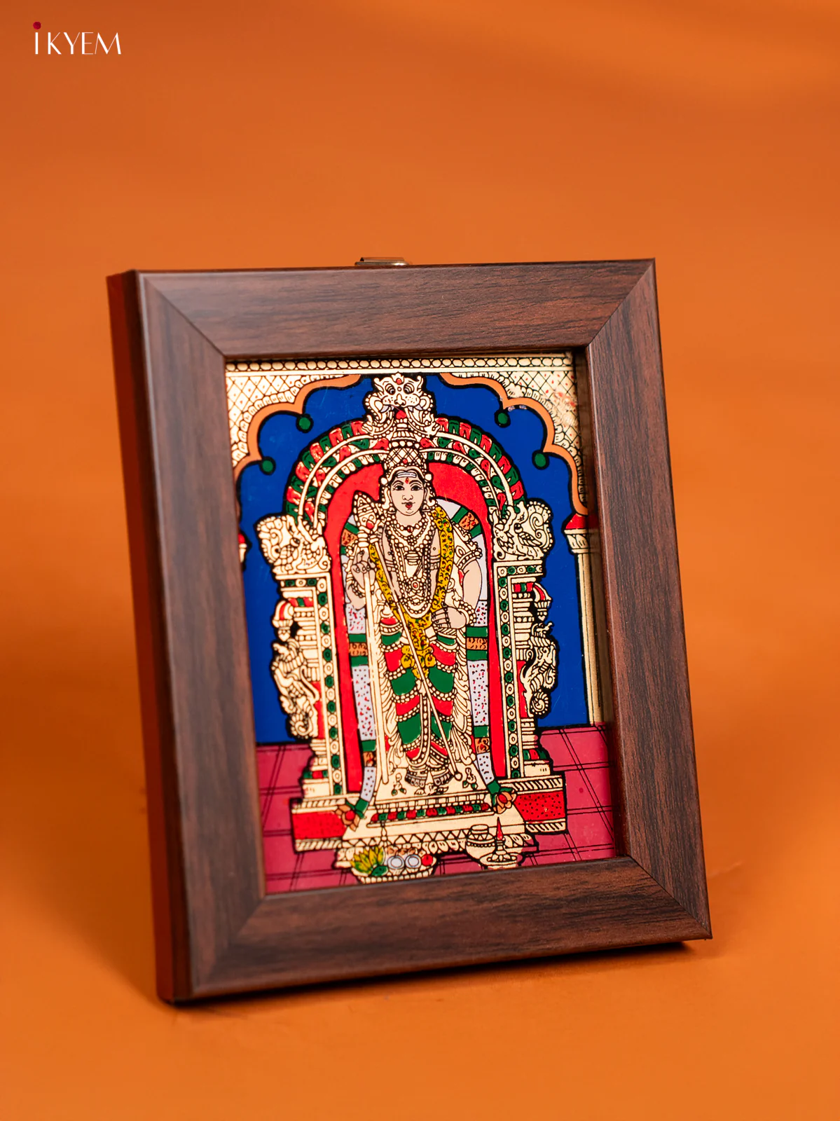 Reverse Glass Painted wall hanging Frame - Murugan - KF10111 - Image 3
