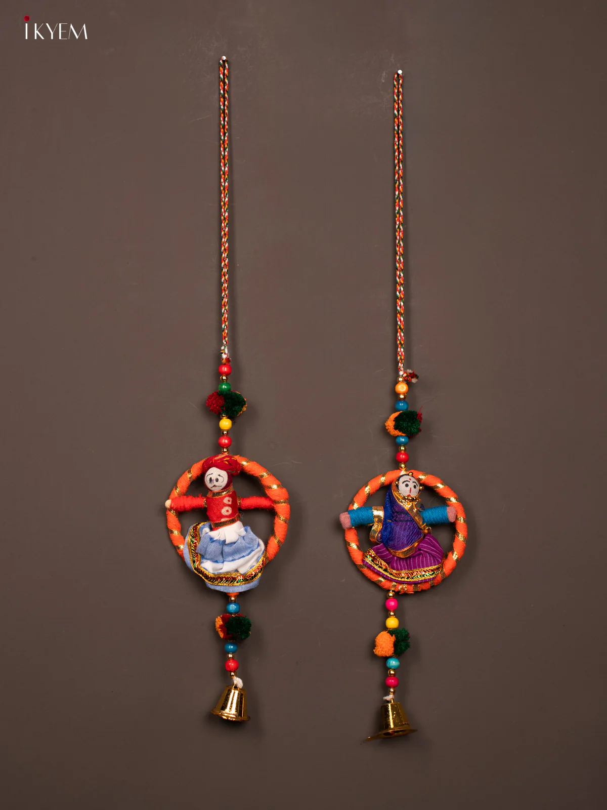 Rajasthani Style Thoran Set of 2 - 15 Inches - KF10141