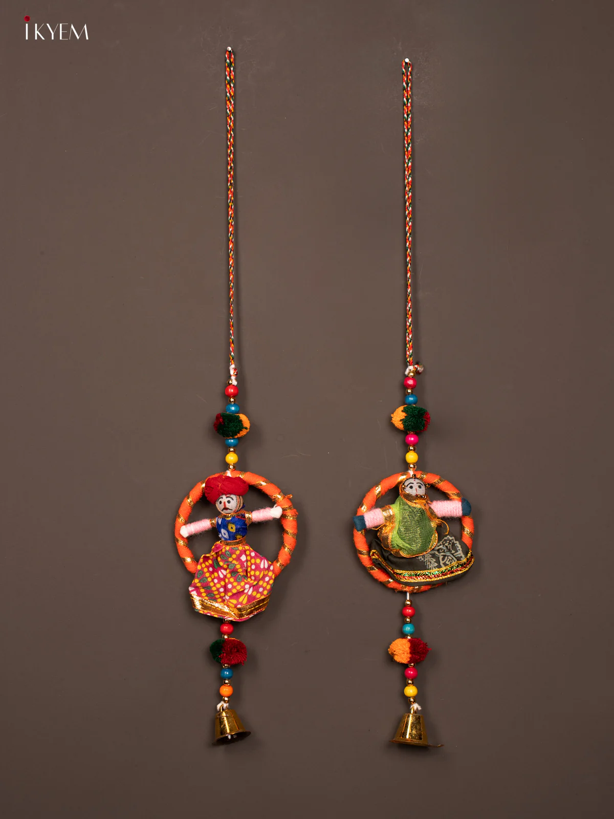 Rajasthani Style Thoran Set of 2 - 15 Inches - KF10145