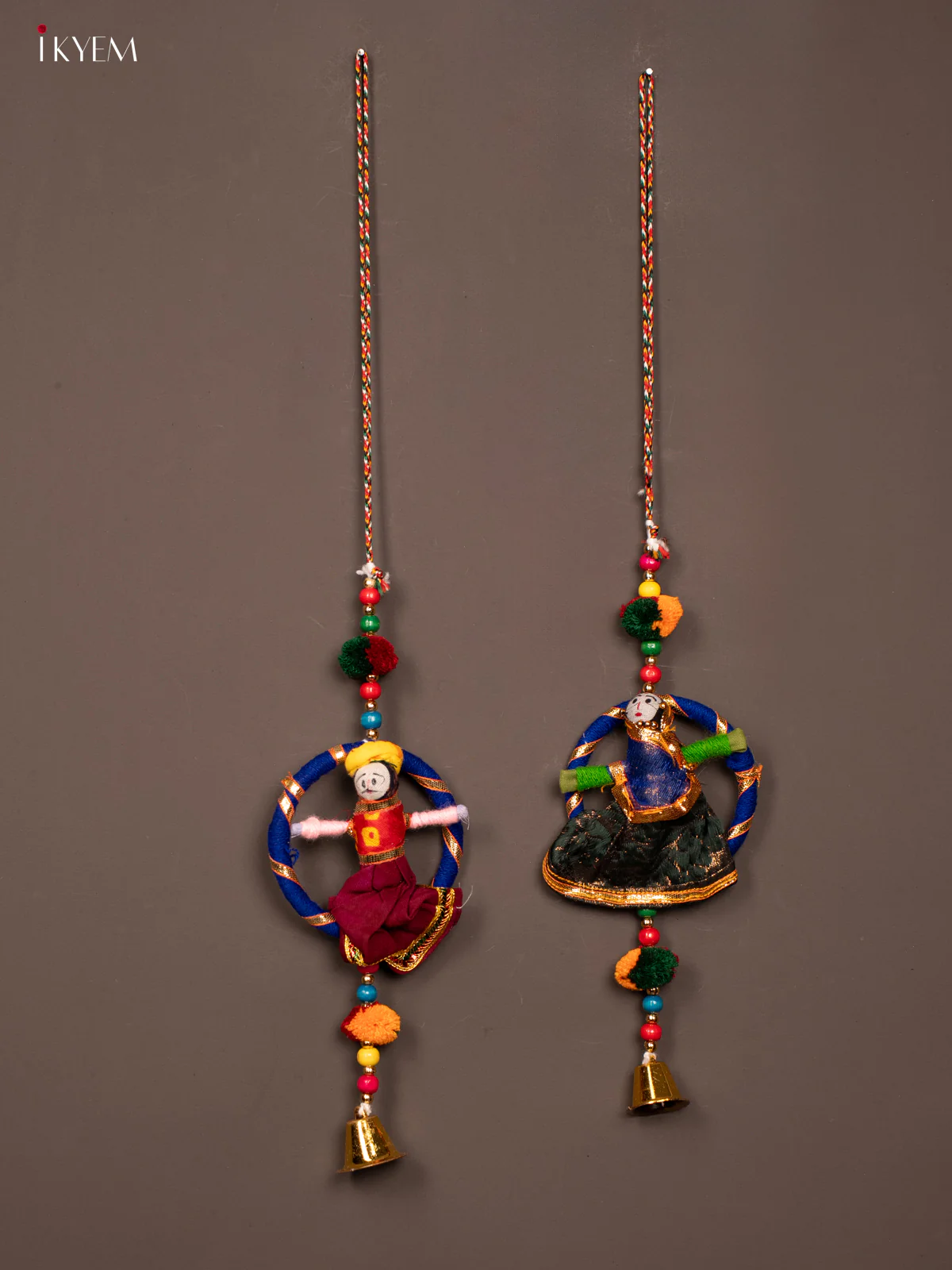 Rajasthani Style Thoran Set of 2 - 15 Inches - KF10154