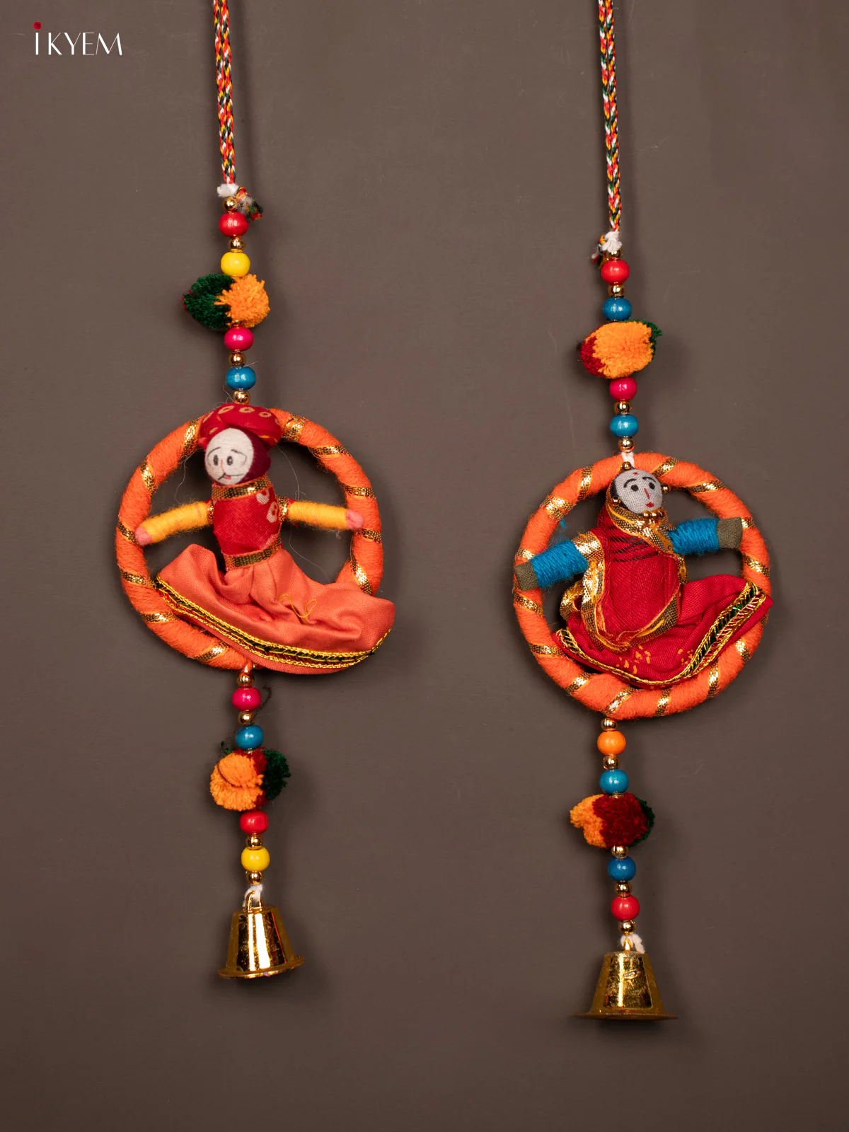 Rajasthani Style Thoran Set of 2 - 15 Inches - KF10155 - Image 2