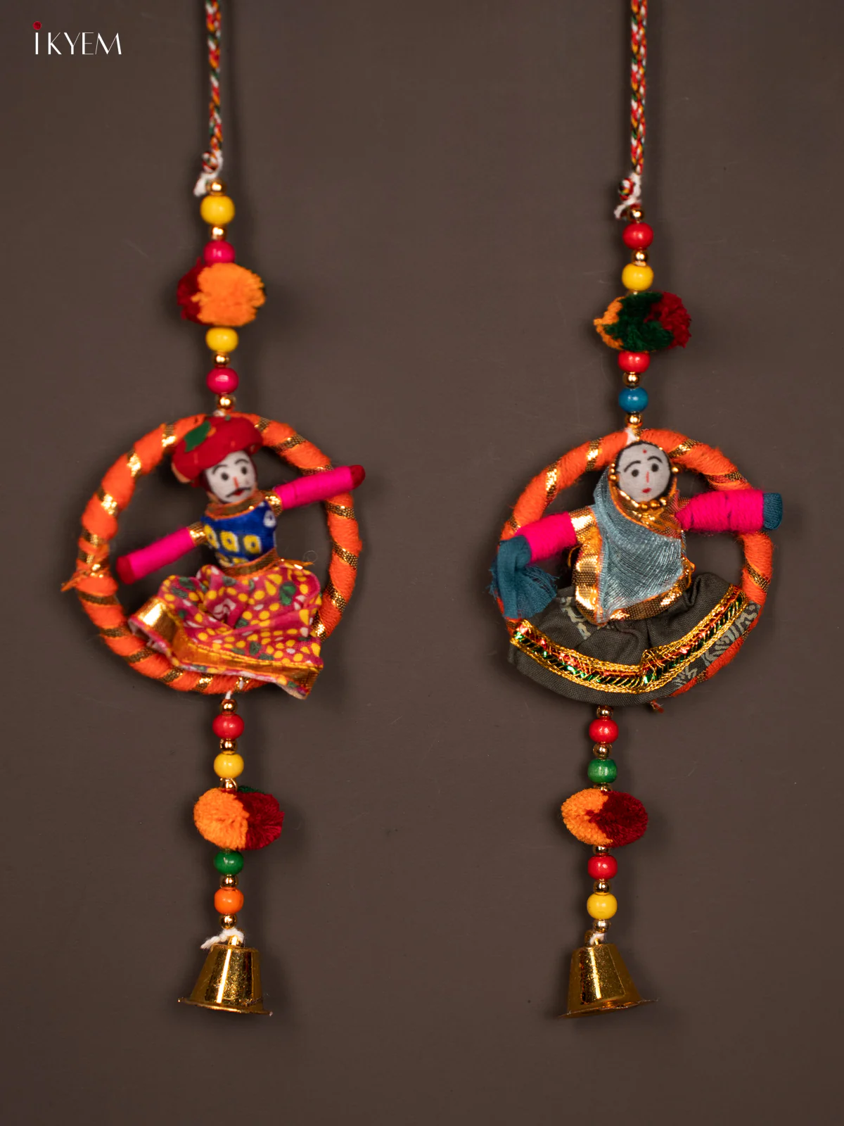 Rajasthani Style Thoran Set of 2 - 15 Inches - KF10163 - Image 2
