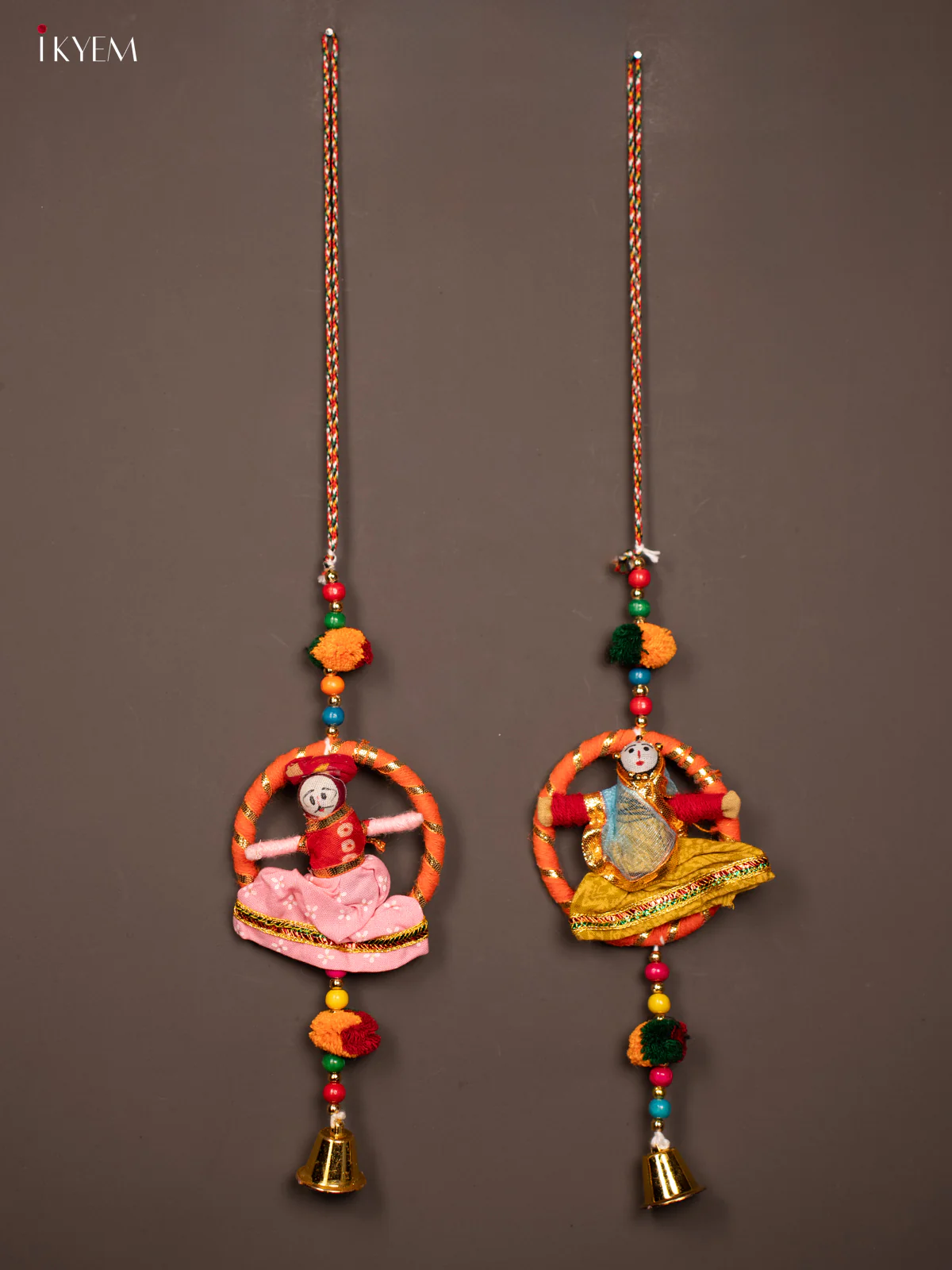 Rajasthani Style Thoran Set of 2 - 15 Inches - KF10171