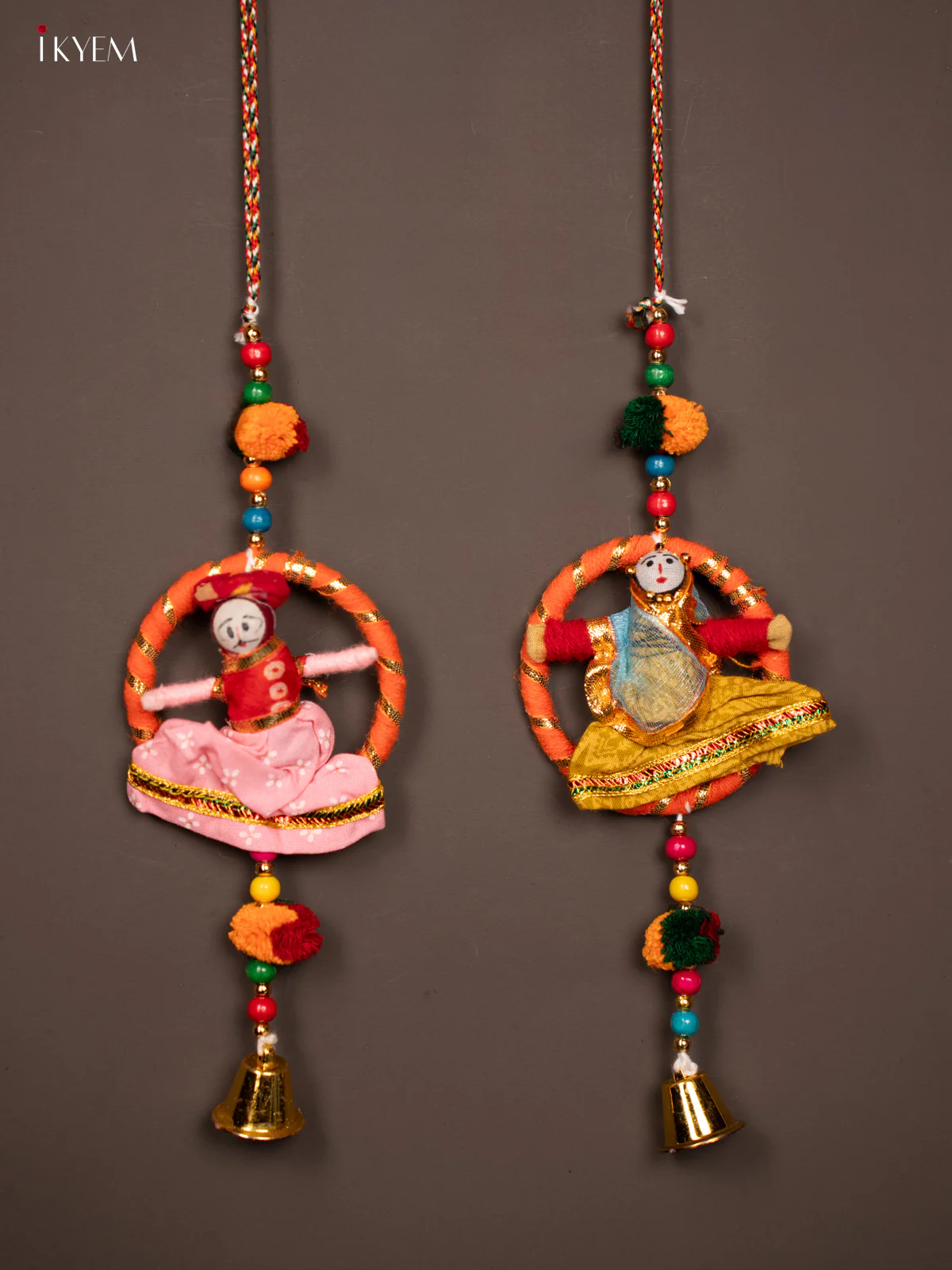 Rajasthani Style Thoran Set of 2 - 15 Inches - KF10171 - Image 2