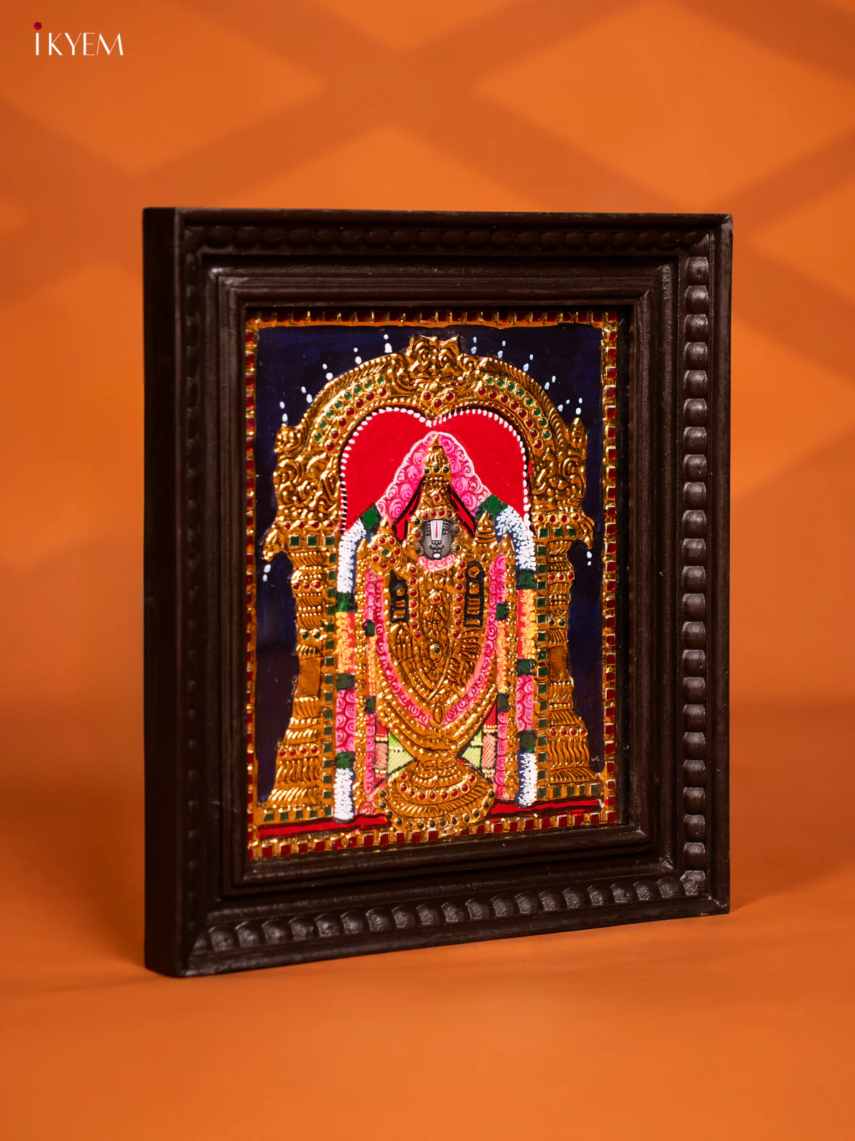 Balaji Tanjore painting - (13 x 15) - KF10258 - Image 2