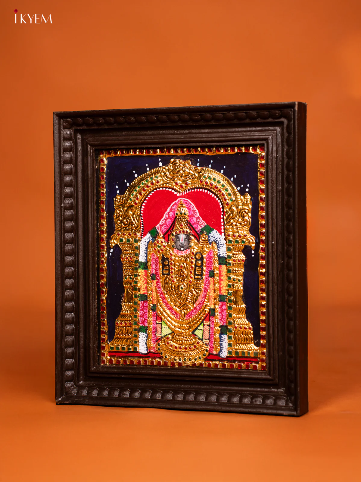 Balaji Tanjore painting - (13 x 15) - KF10258 - Image 3