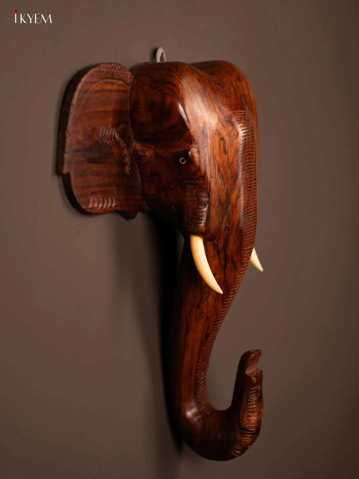 Rosewood elephant head - 12 Inch - Image 2