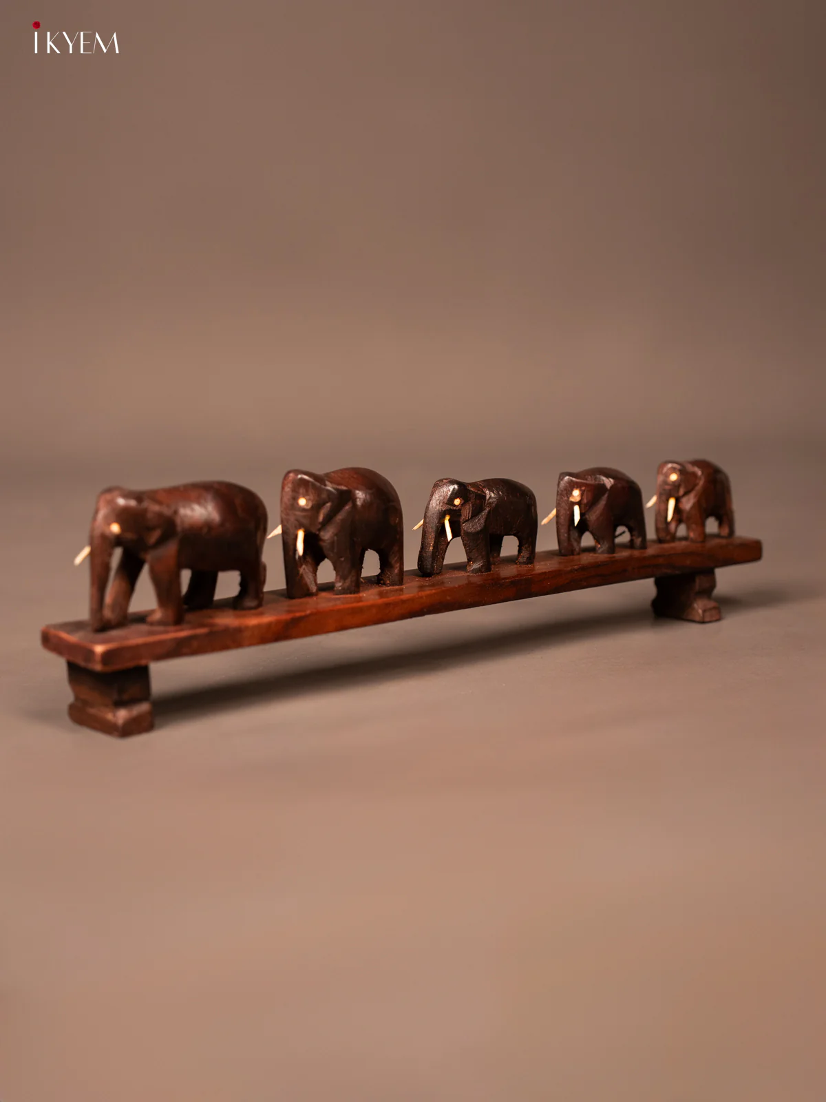 Rosewood Elephant Family Bridge - KF21116 - Image 2