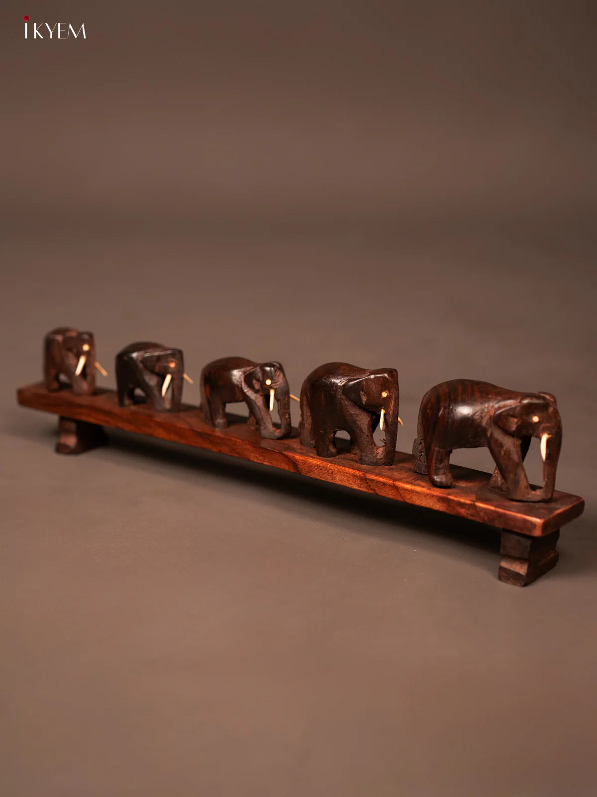 Rosewood Elephant Family Bridge - KF21116 - Image 4