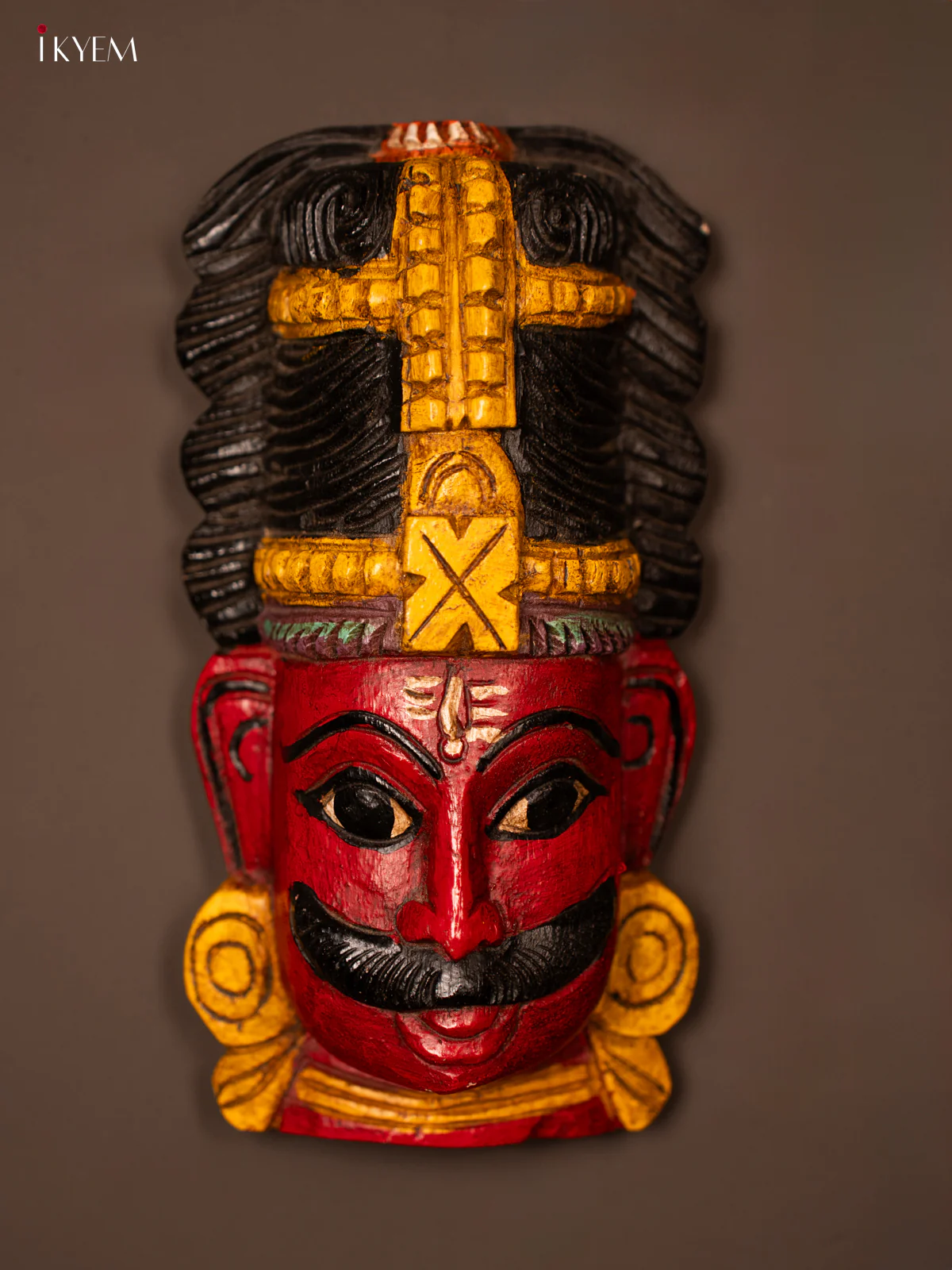 Shivan Wooden Mask - Image 2