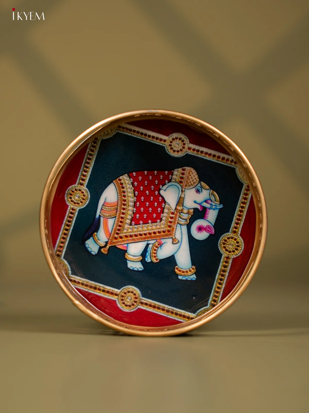 Metal Digital tray - Elephant - 6 inch