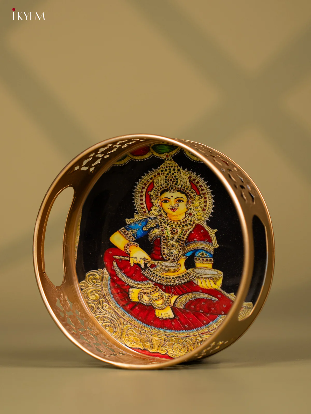 Metal Digital tray - Annapoorni - 6 inch - KF24155 - Image 3