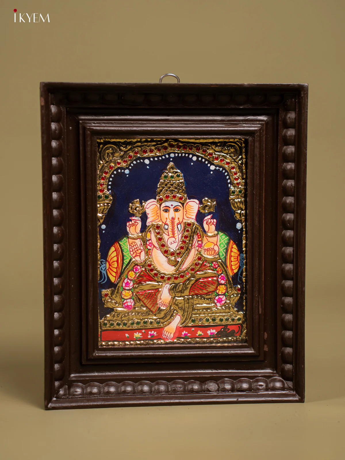 Ganesha Tanjore painting - Tanjore Painting (11x9) Inch - KF26136