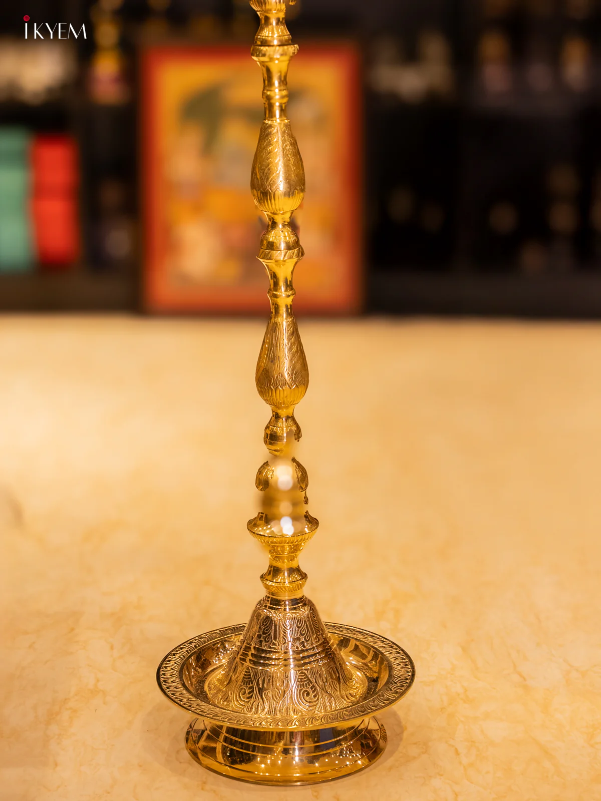 Brass Kuthu Vilakku - KF28116 - Image 3