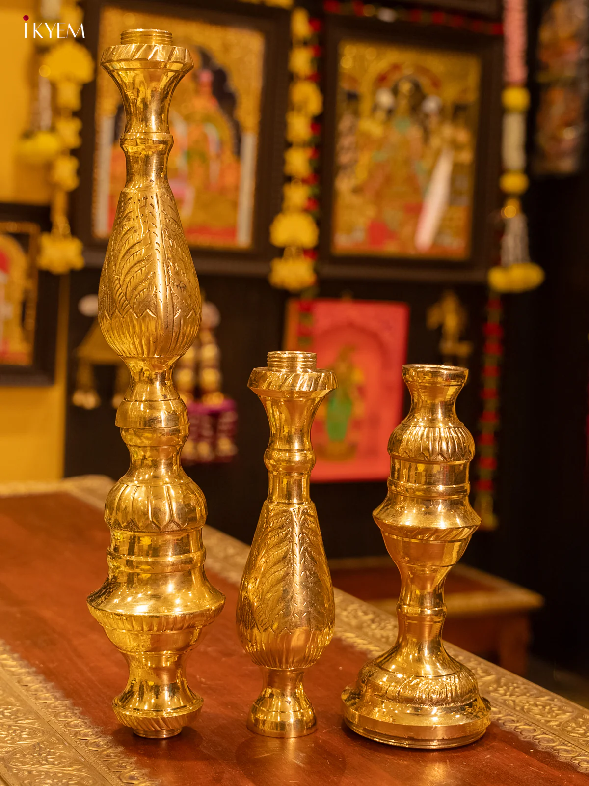 Brass Kuthu Vilakku - KF28116 - Image 4